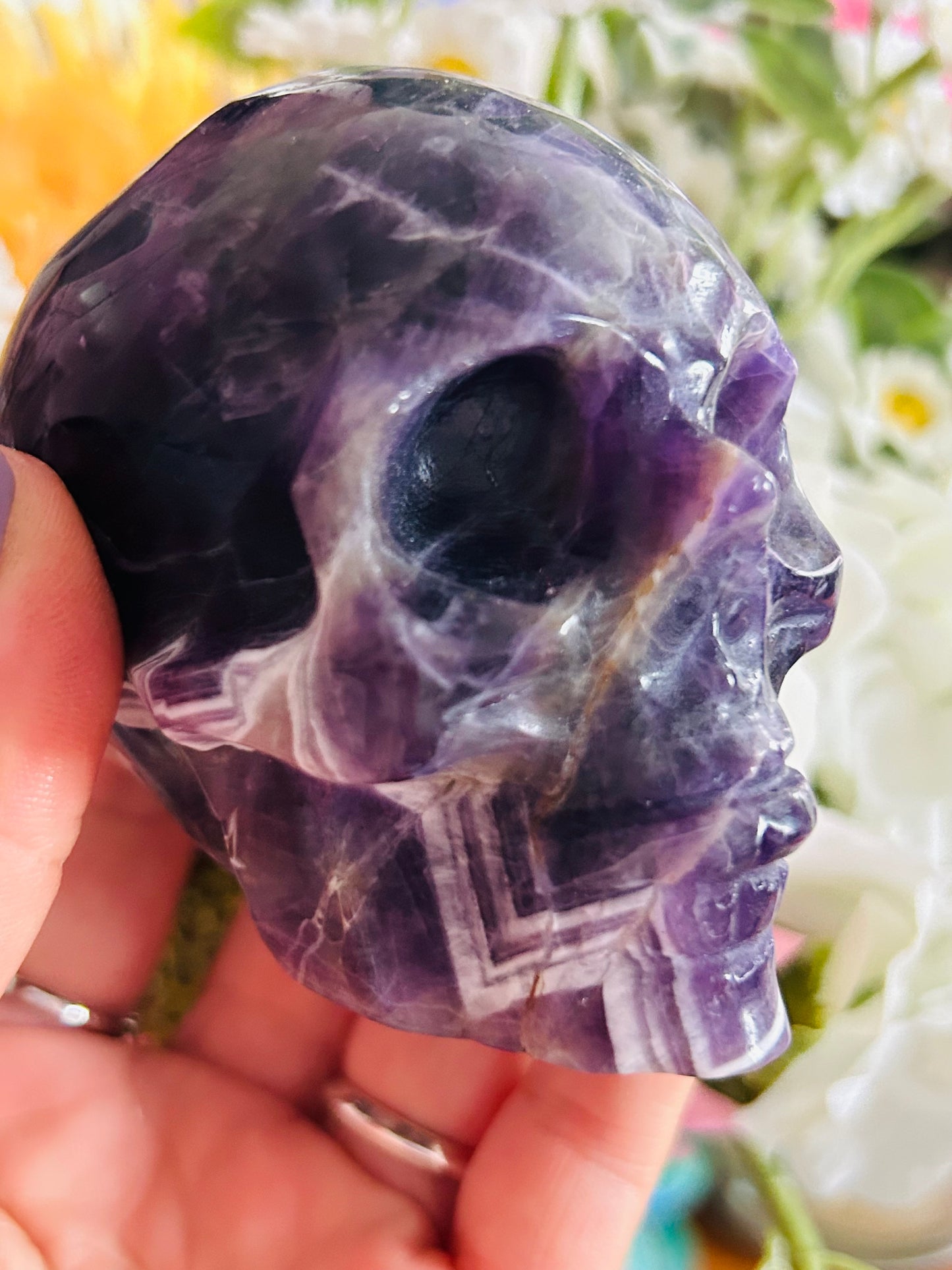 Dream amethyst skull