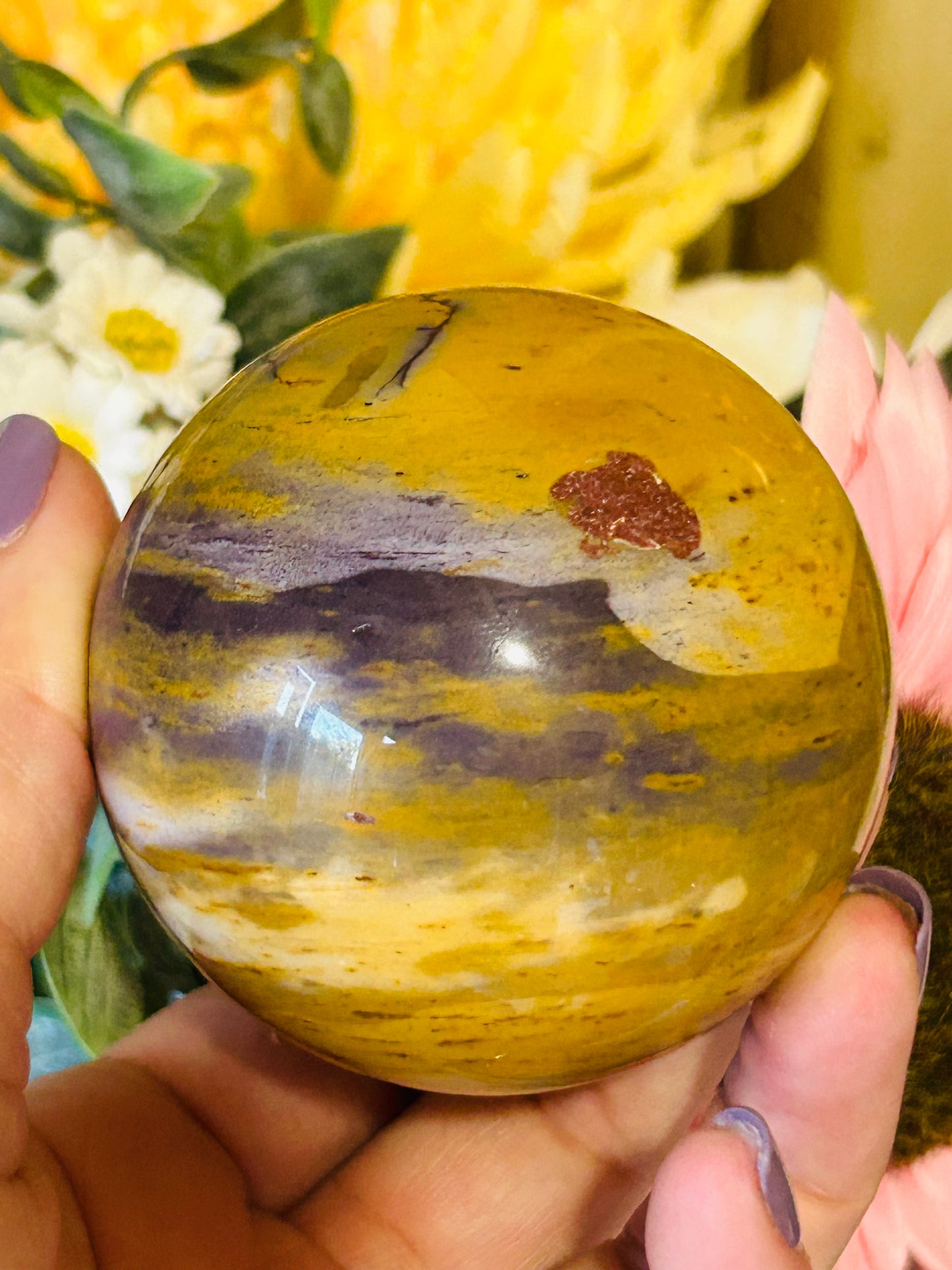 Mookaite sphere