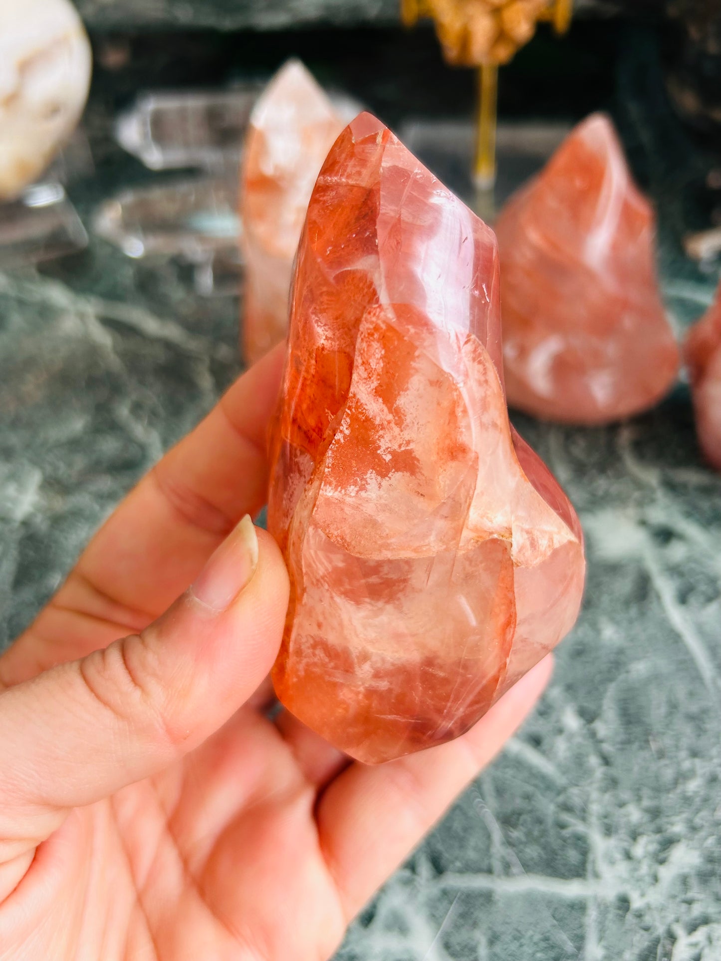 Fluorite flame