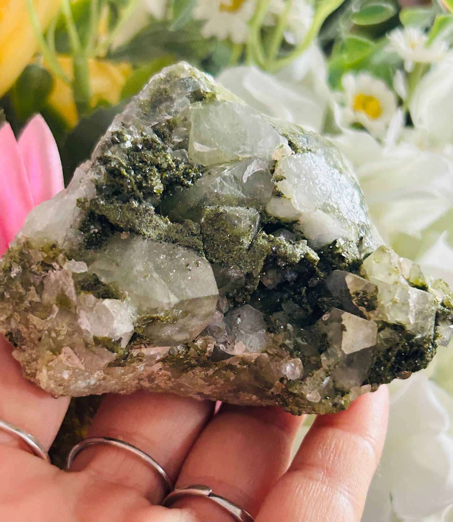 Epidote with quartz