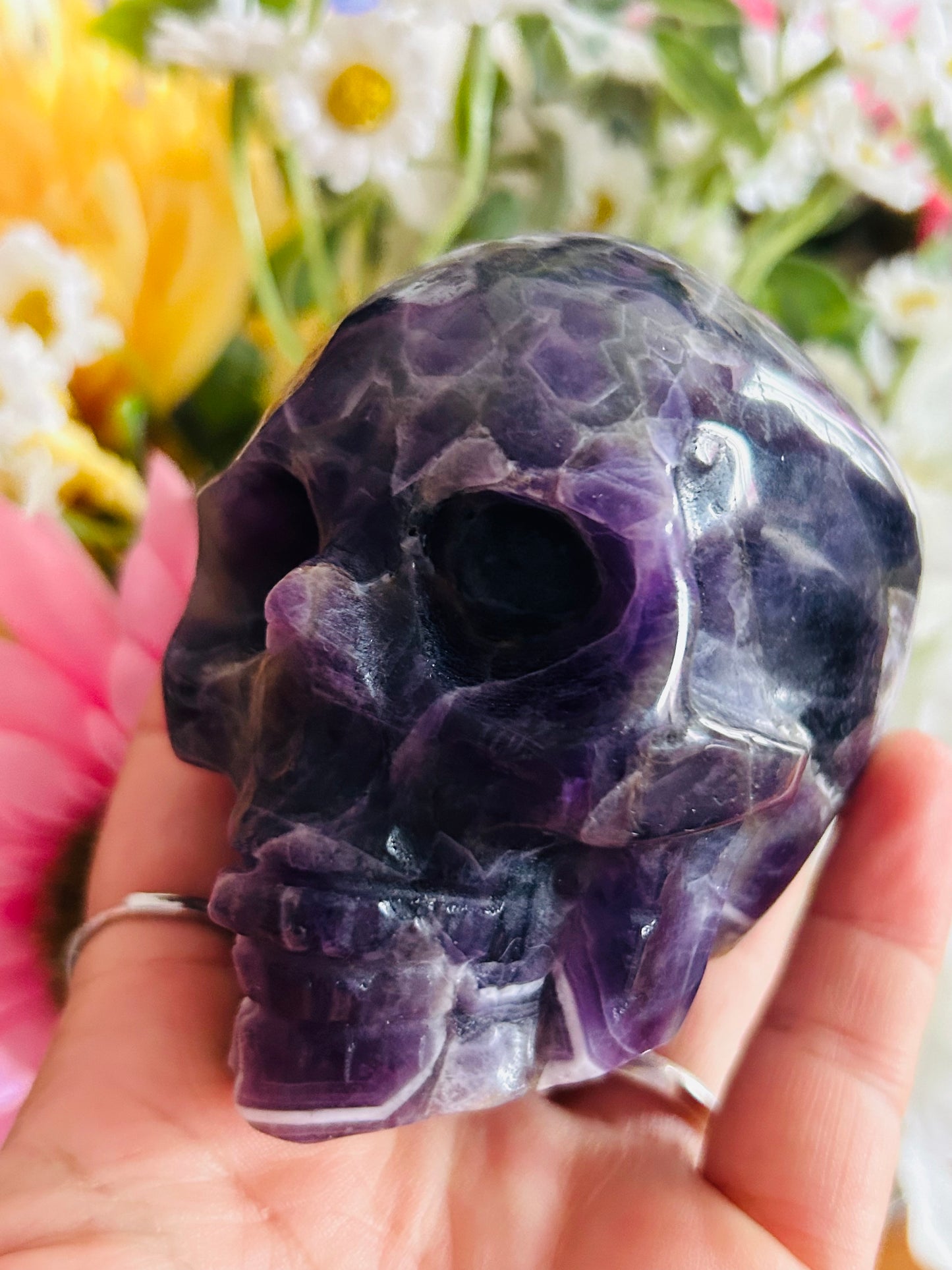 Dream amethyst skull