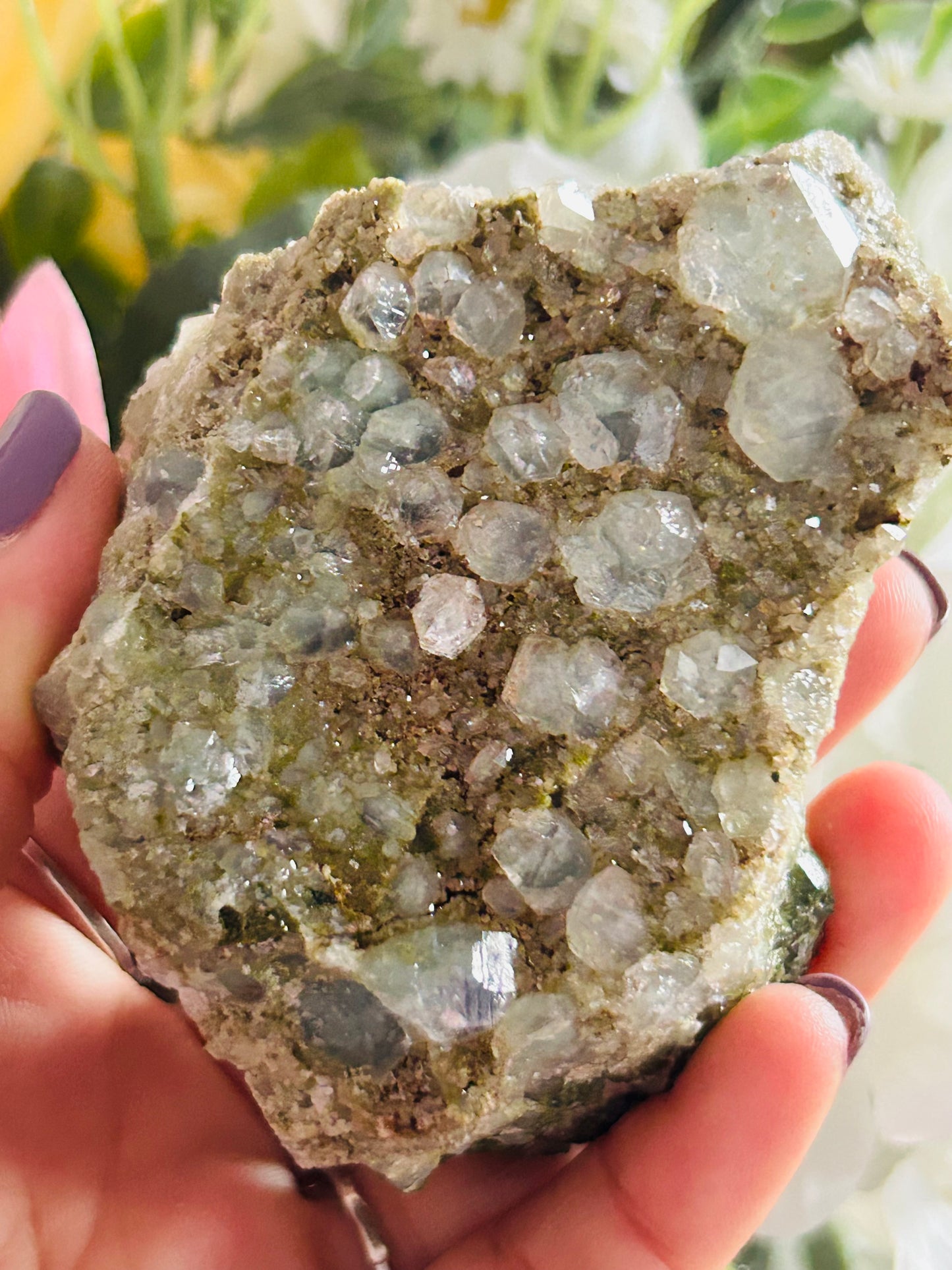 Epidote with quartz