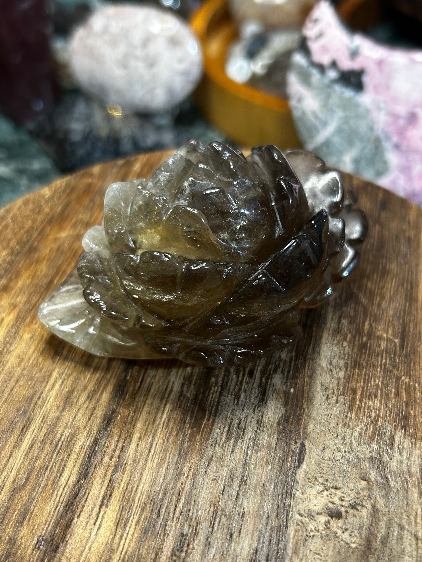 Smoky quartz flower