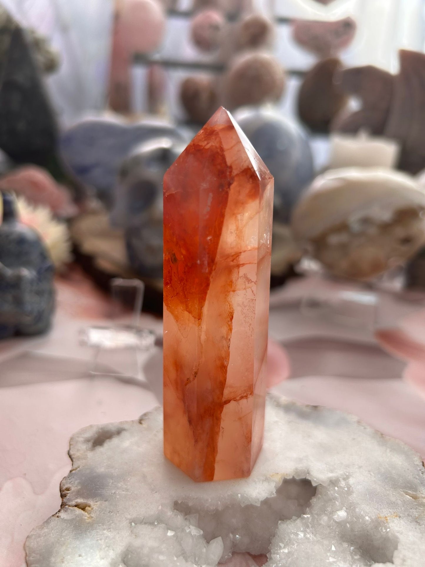 Fire quartz tower