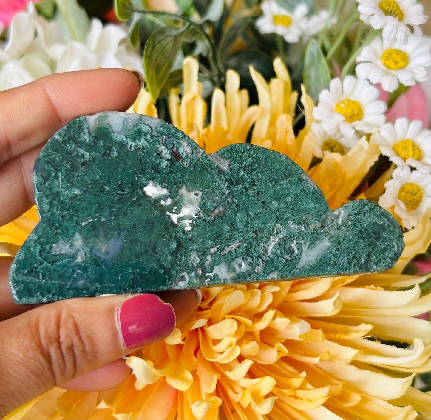 Dark moss agate cloud