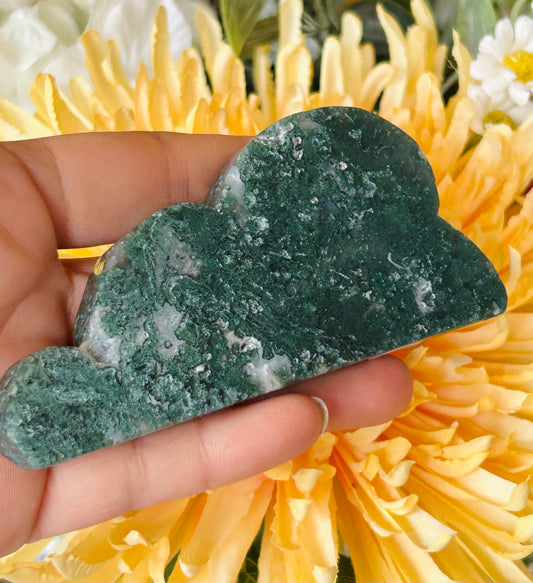 Dark moss agate cloud