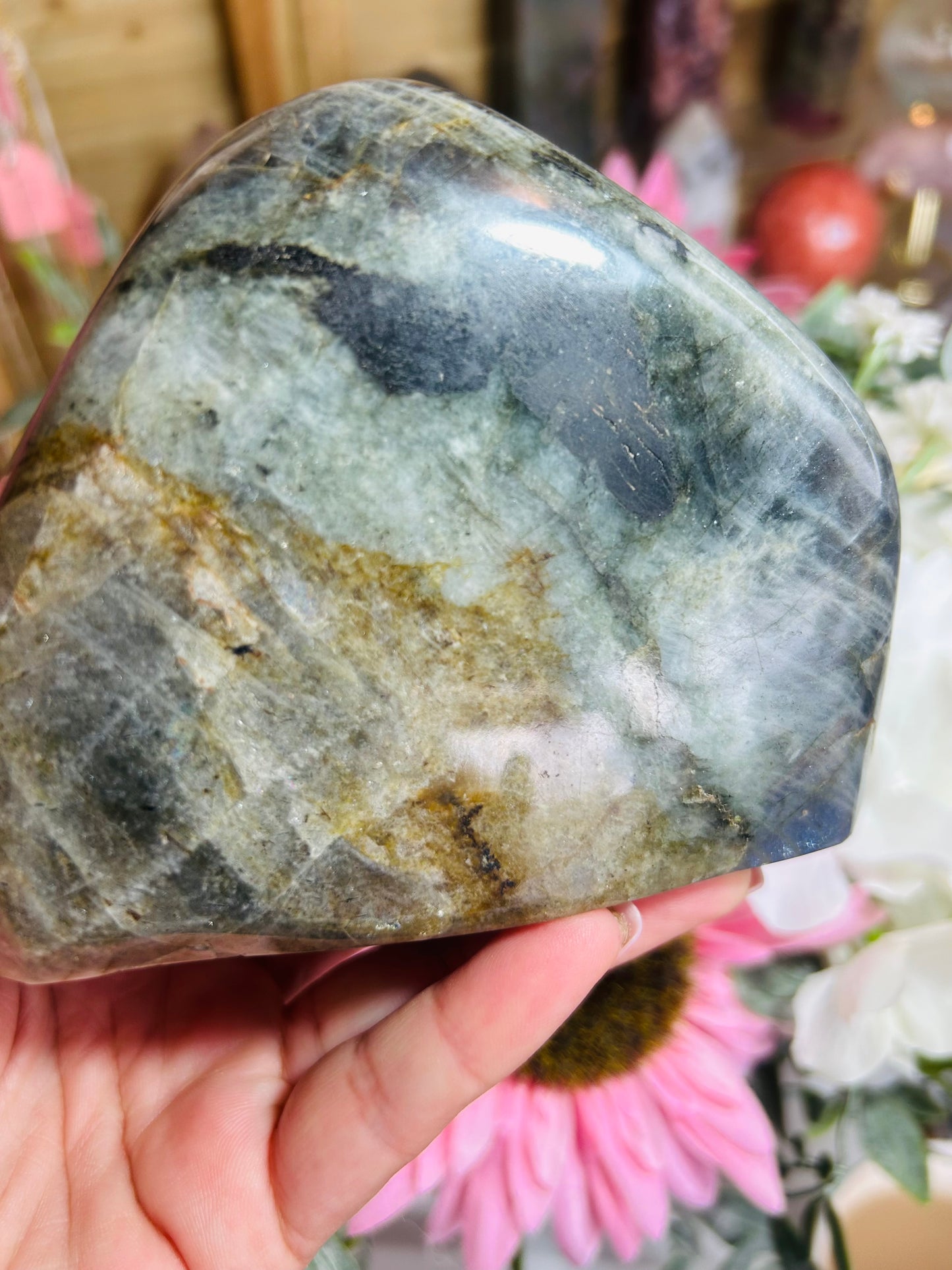 Blue/purple flash labradorite Freeform
