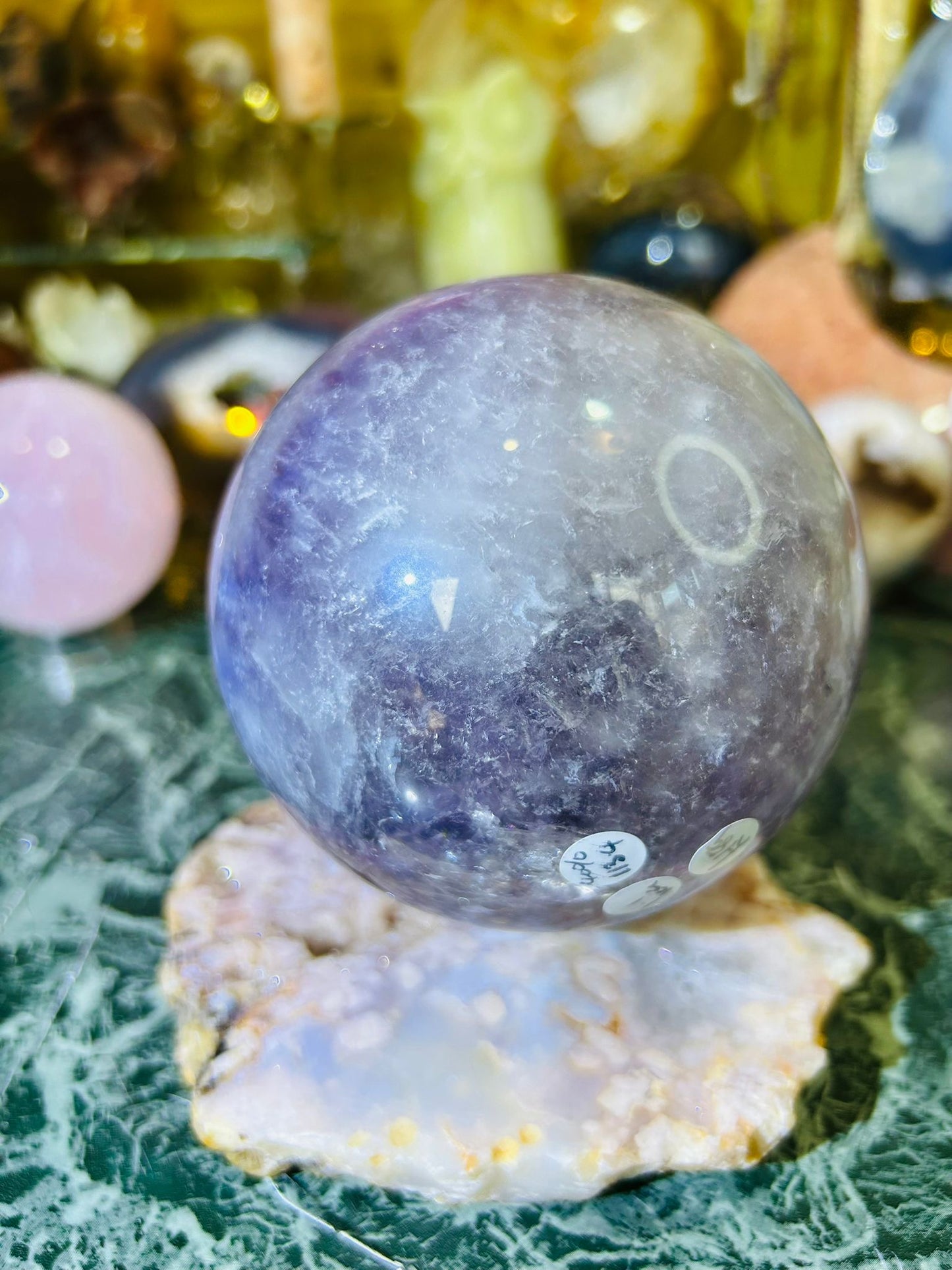 Phantom amethyst sphere