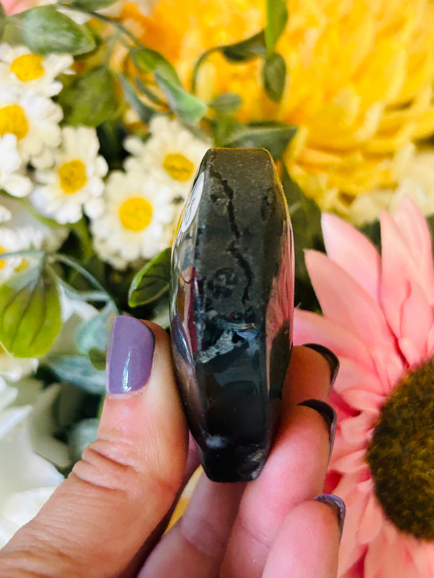 African bloodstone heart