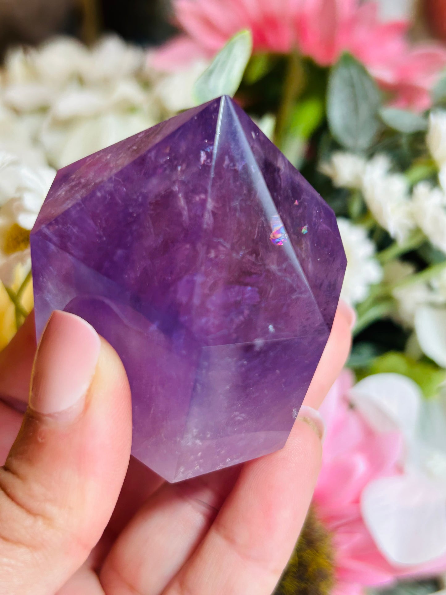 Amethyst cupcake