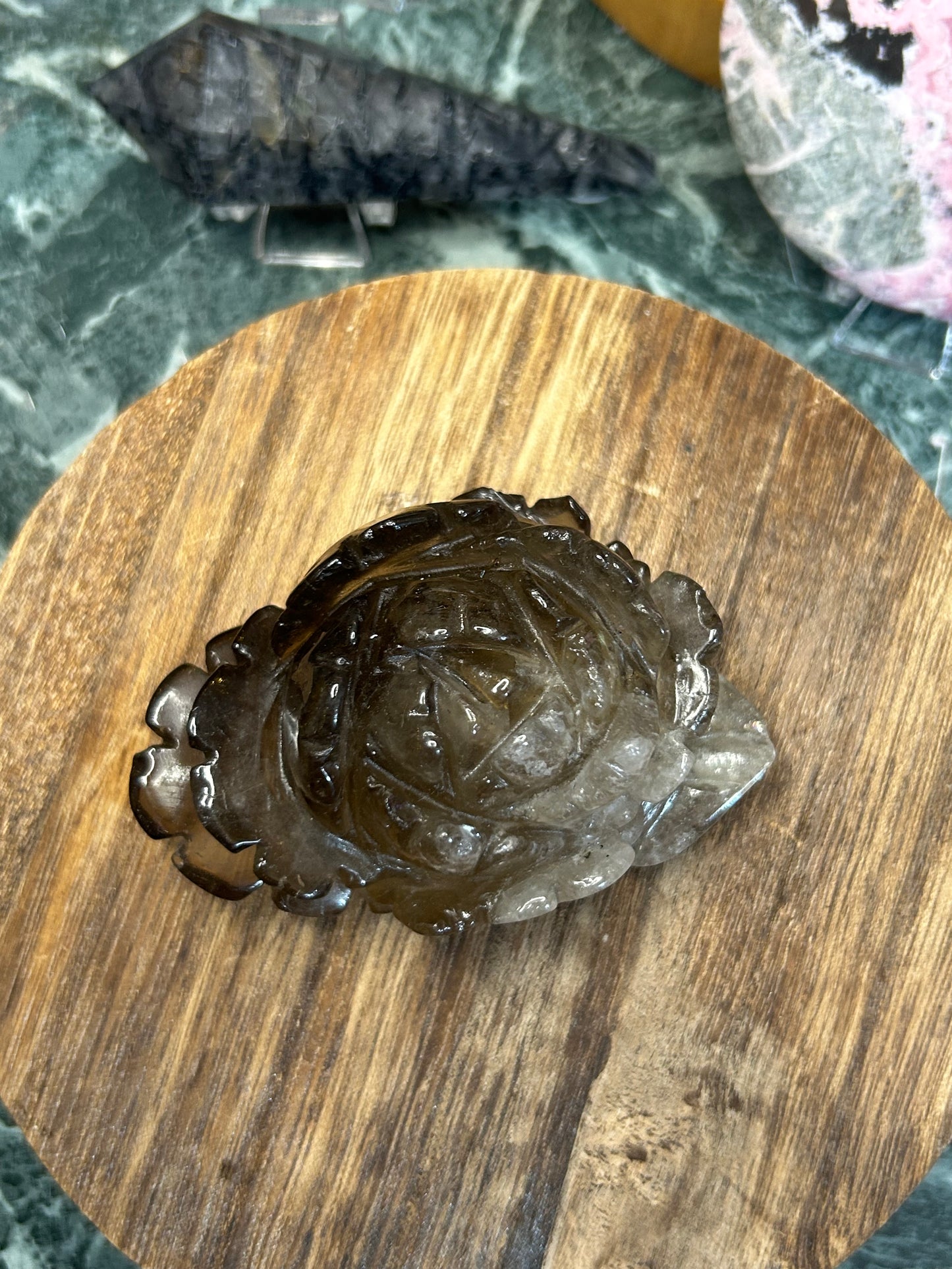 Smoky quartz flower