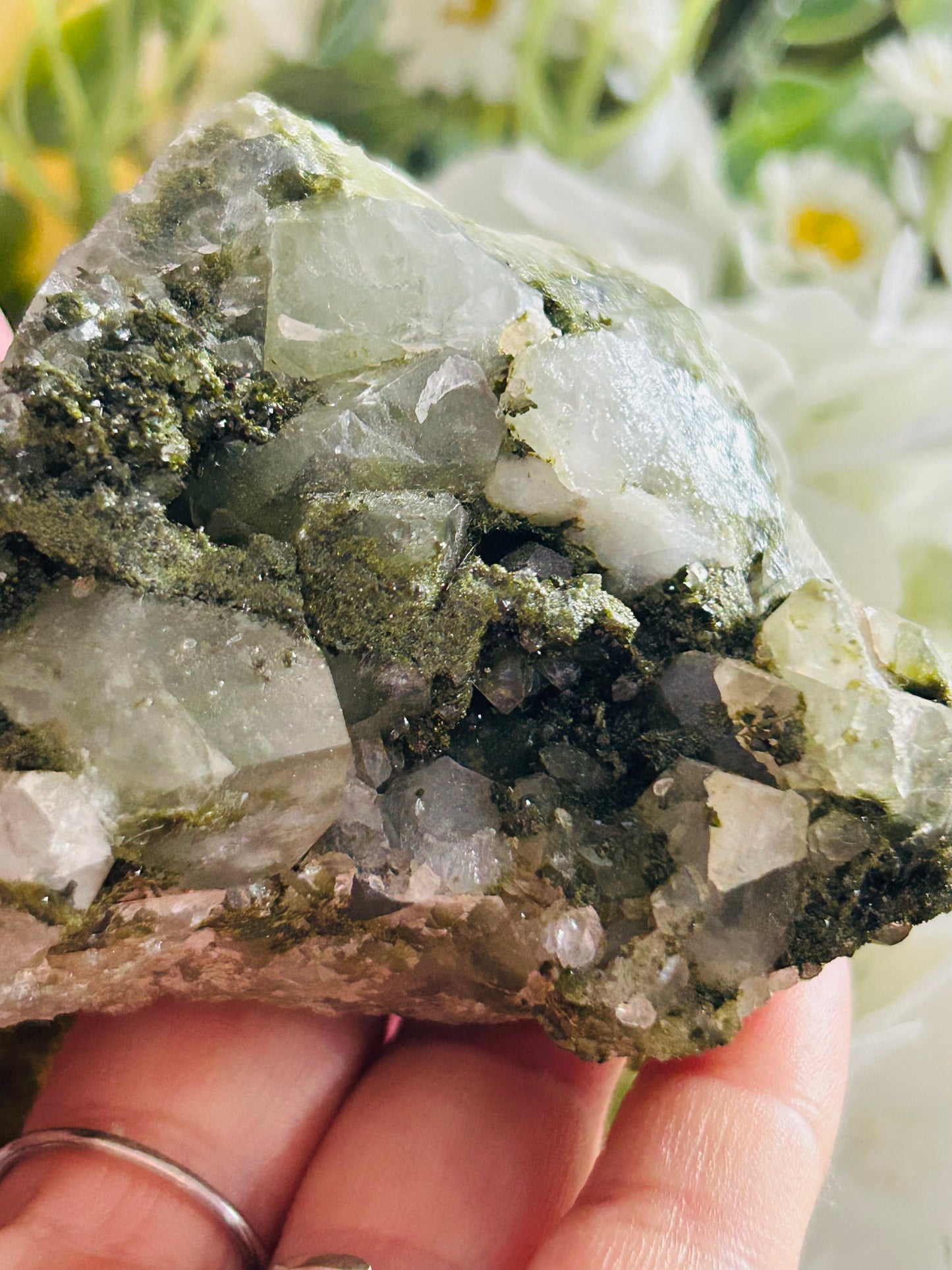 Epidote with quartz