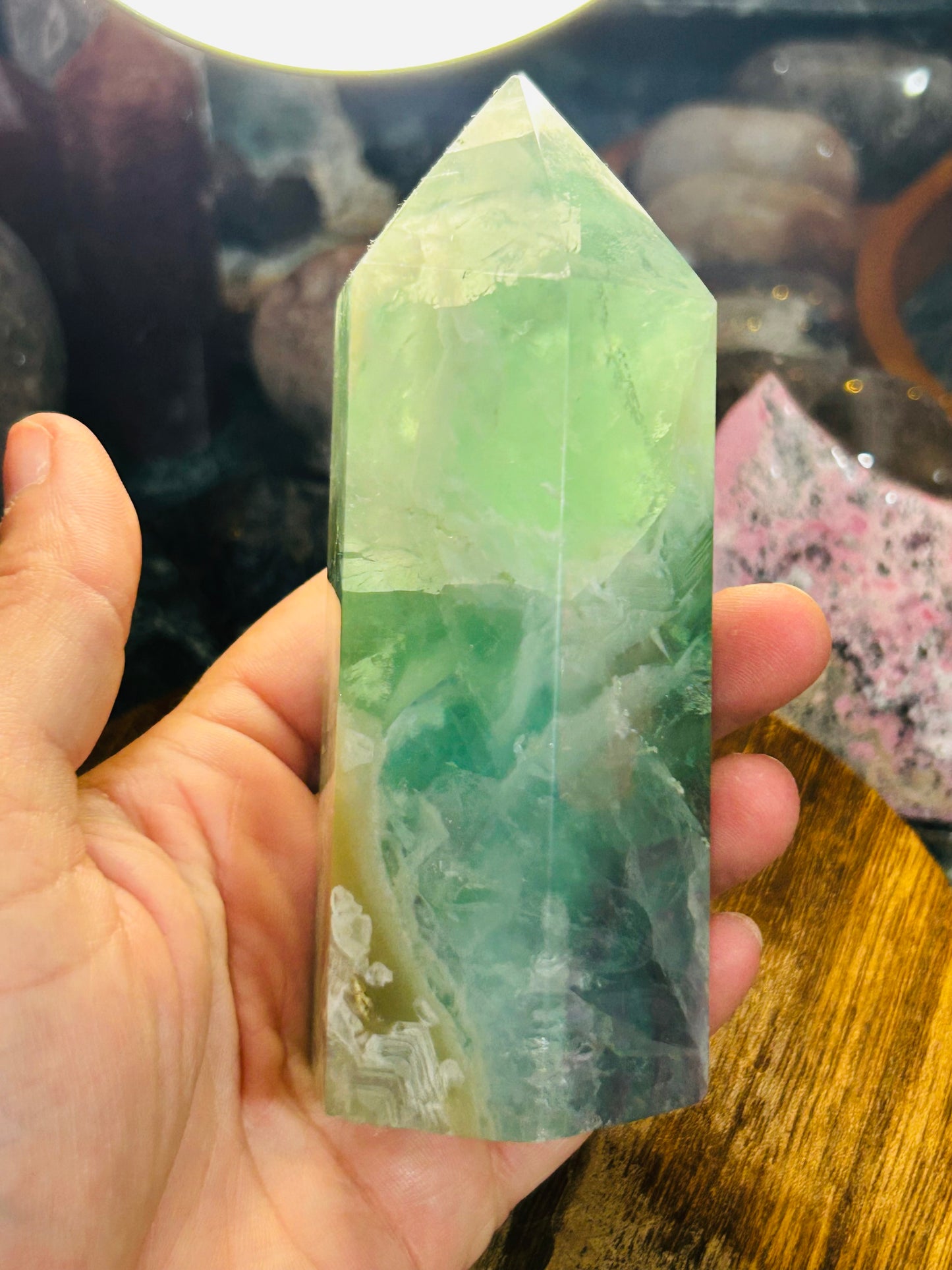 Fluorite tower
