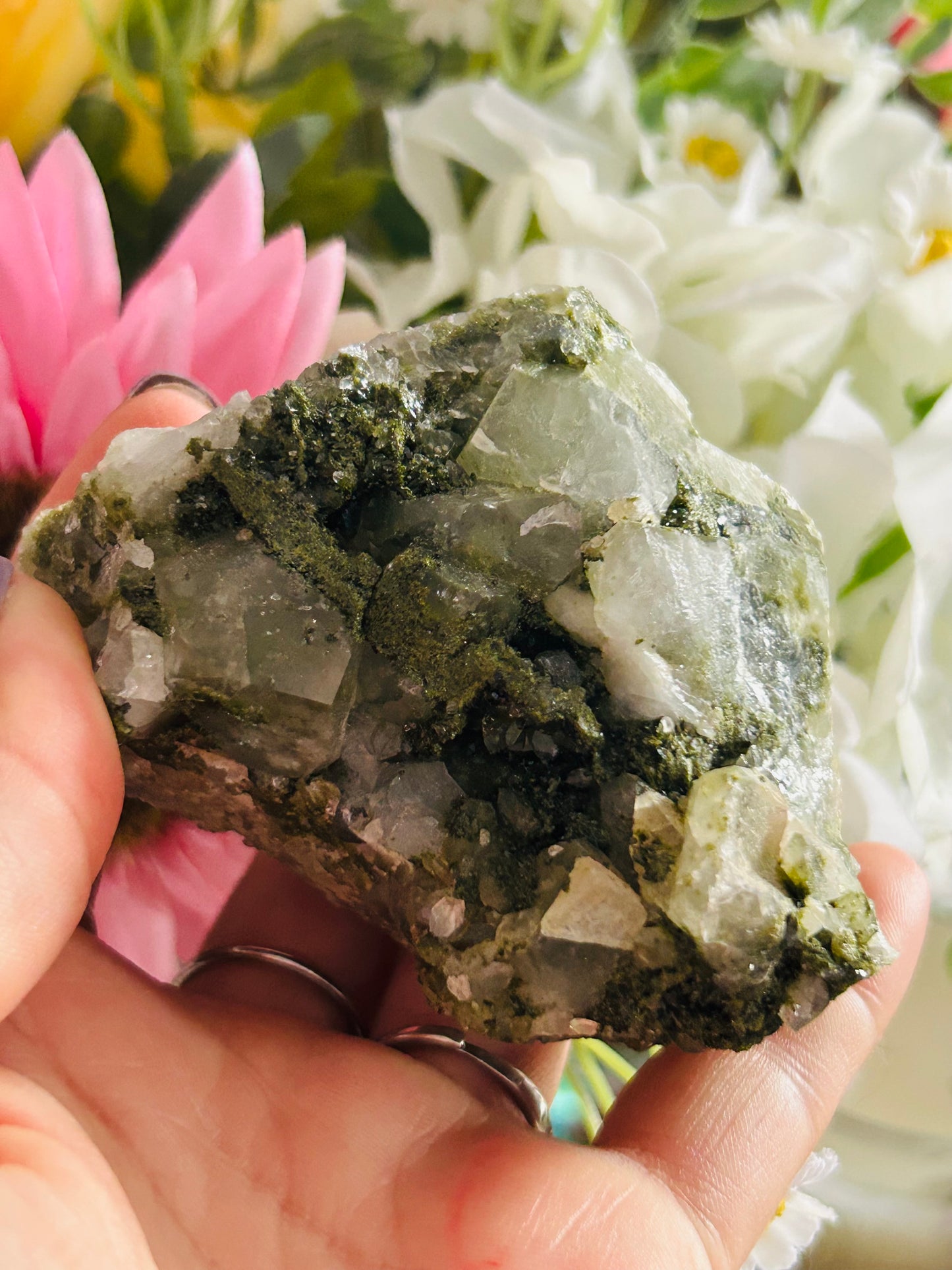 Epidote with quartz