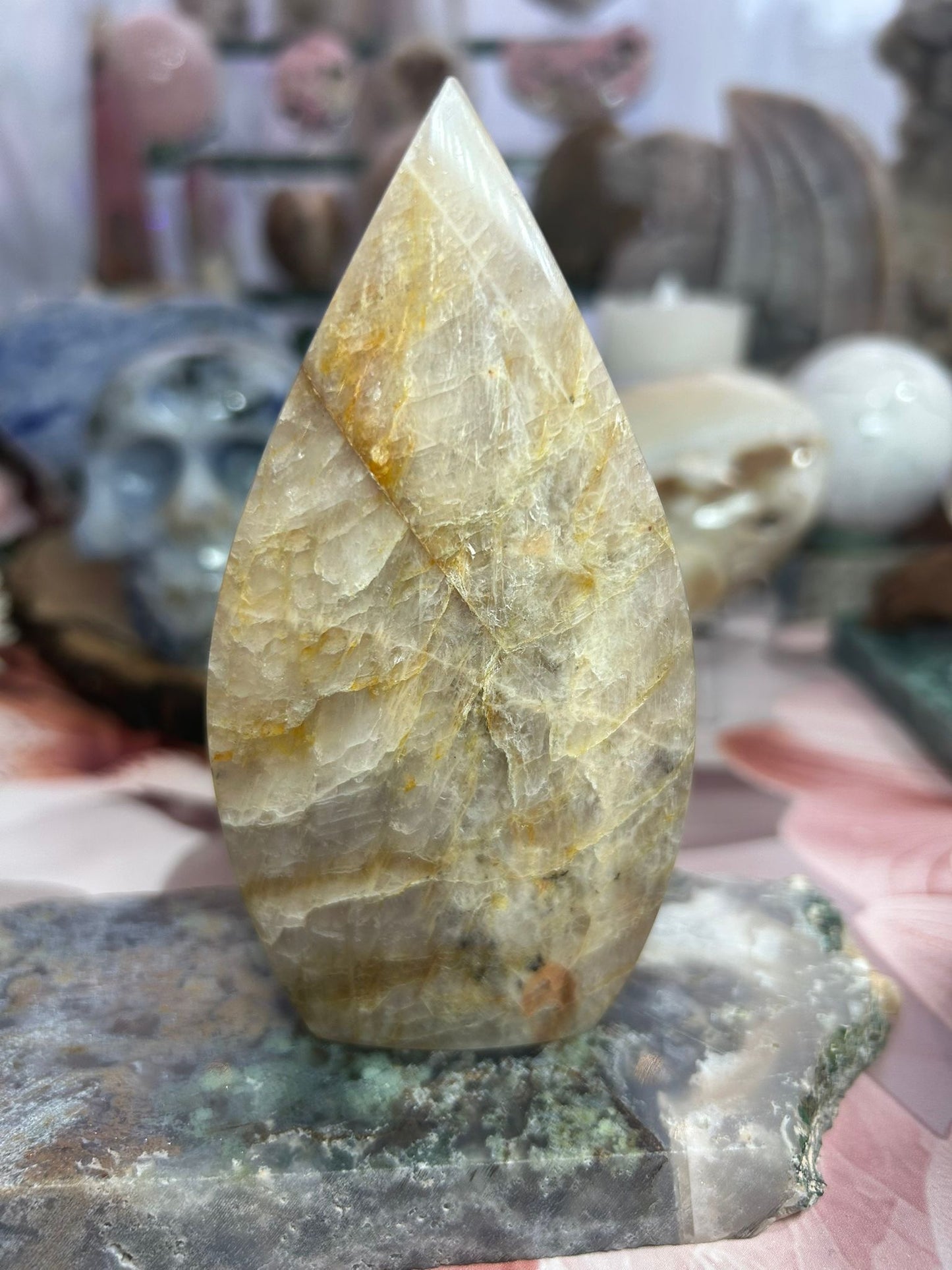 Moonstone teardrop