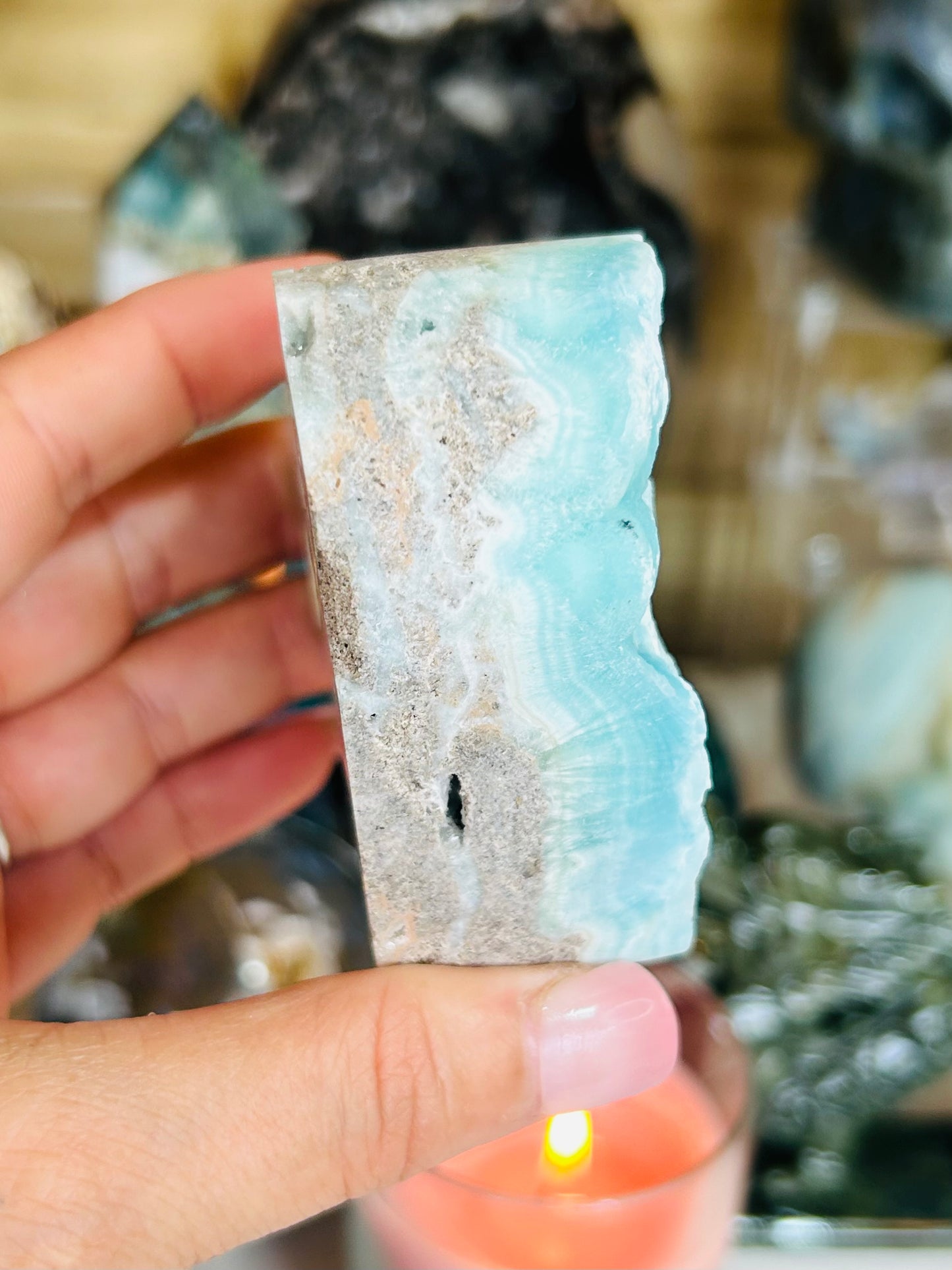 Hemimorphite heart