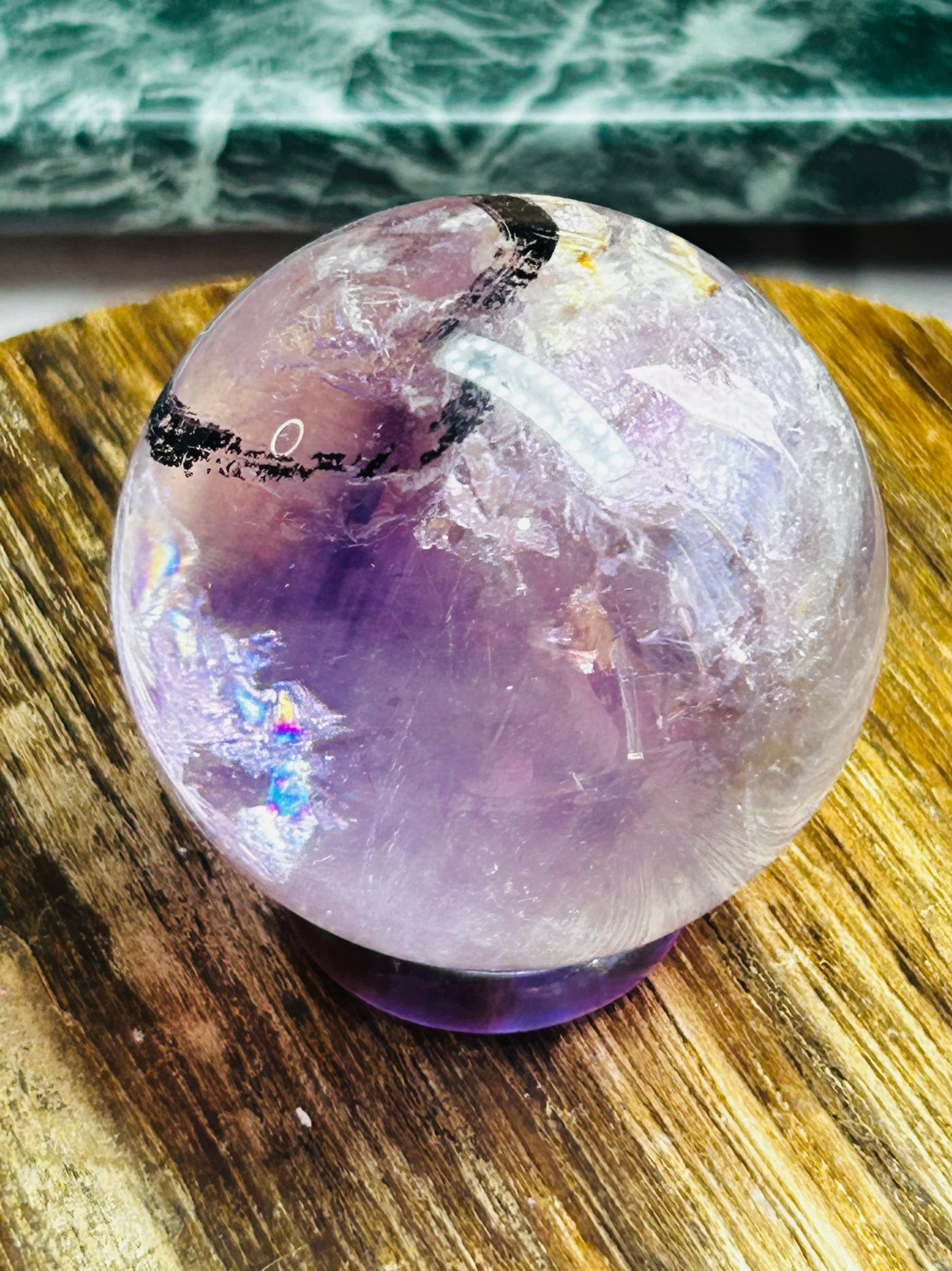 Phantom enhydro amethyst