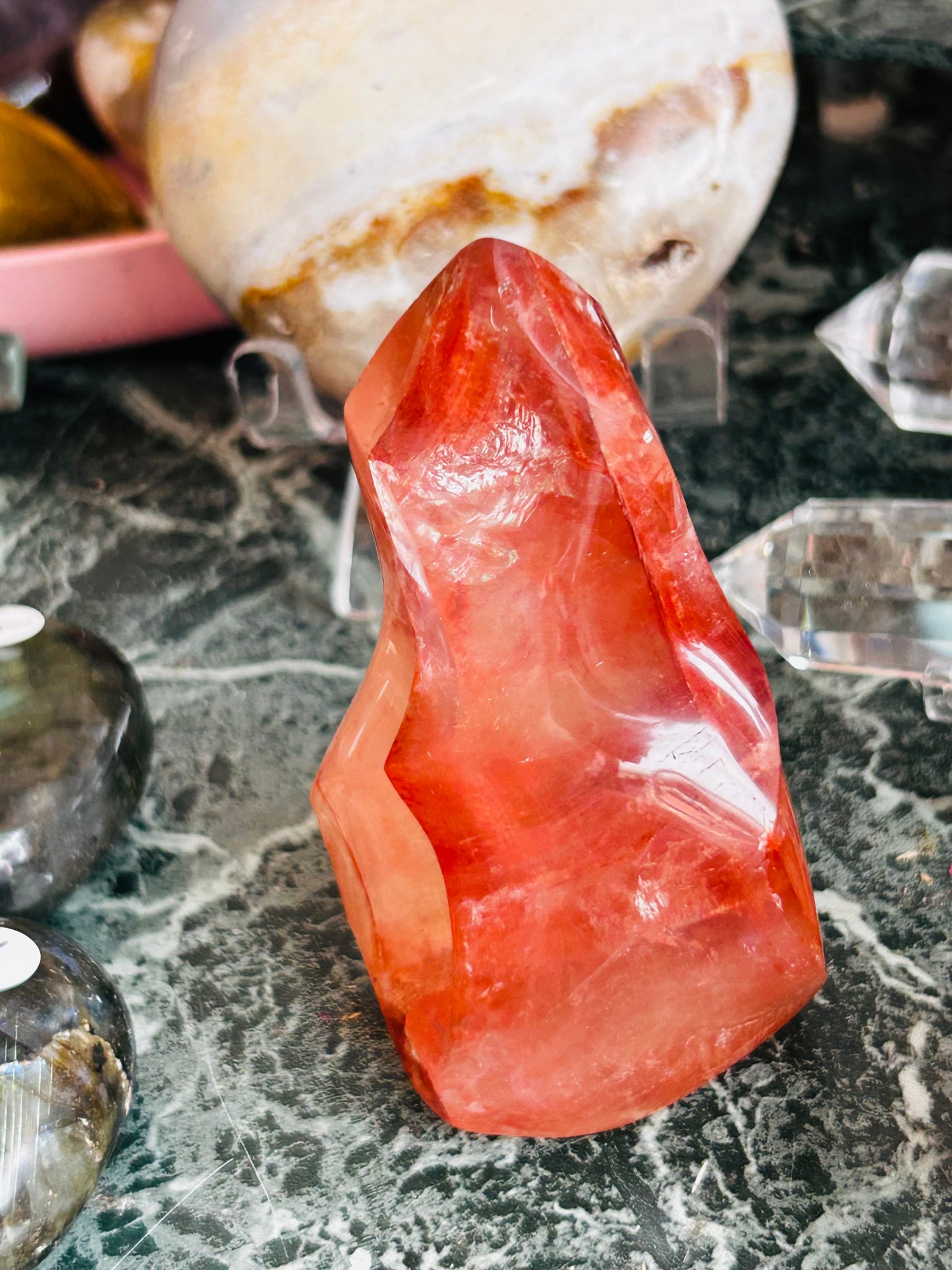 Fluorite flame