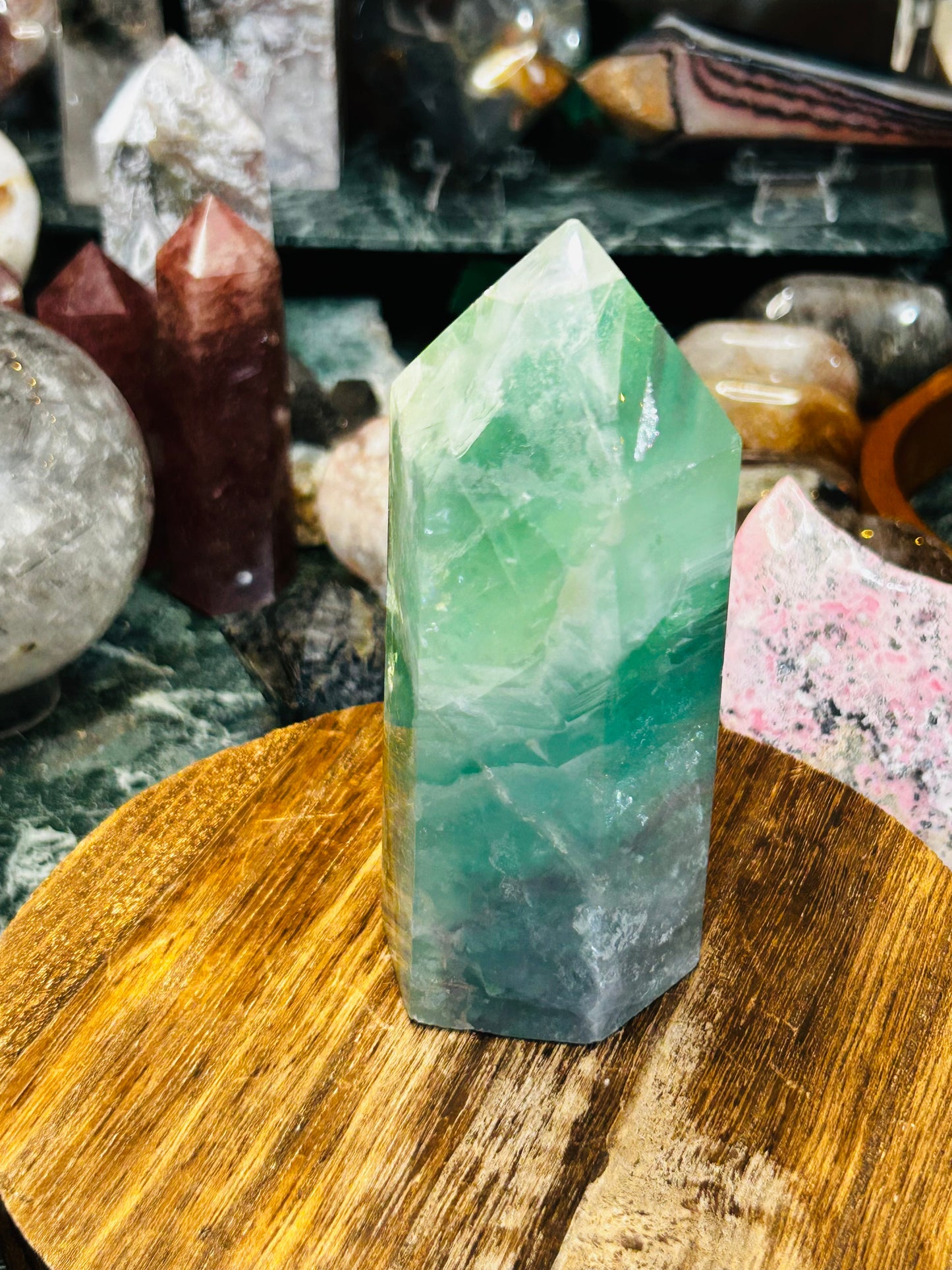 Fluorite tower