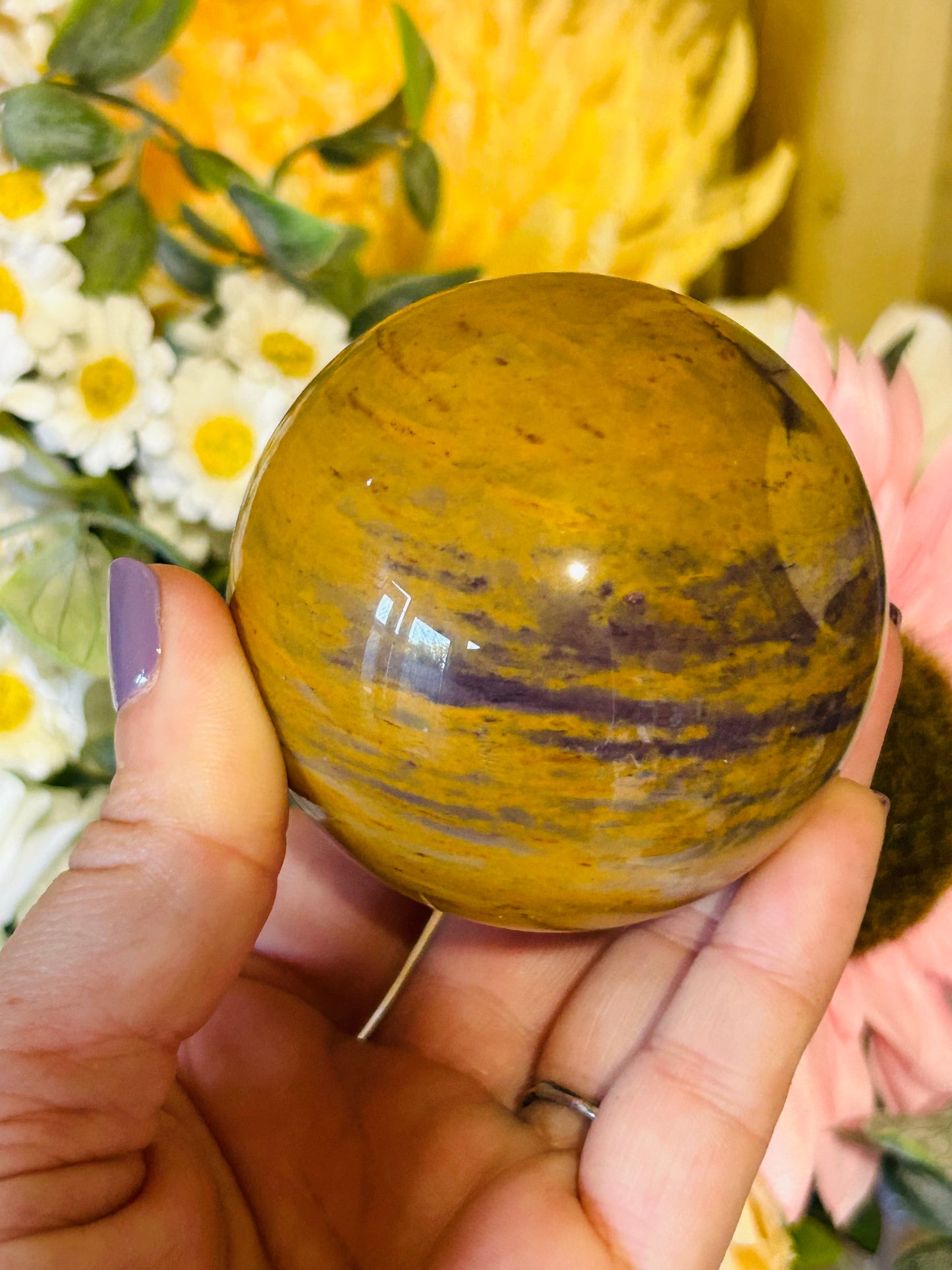 Mookaite sphere