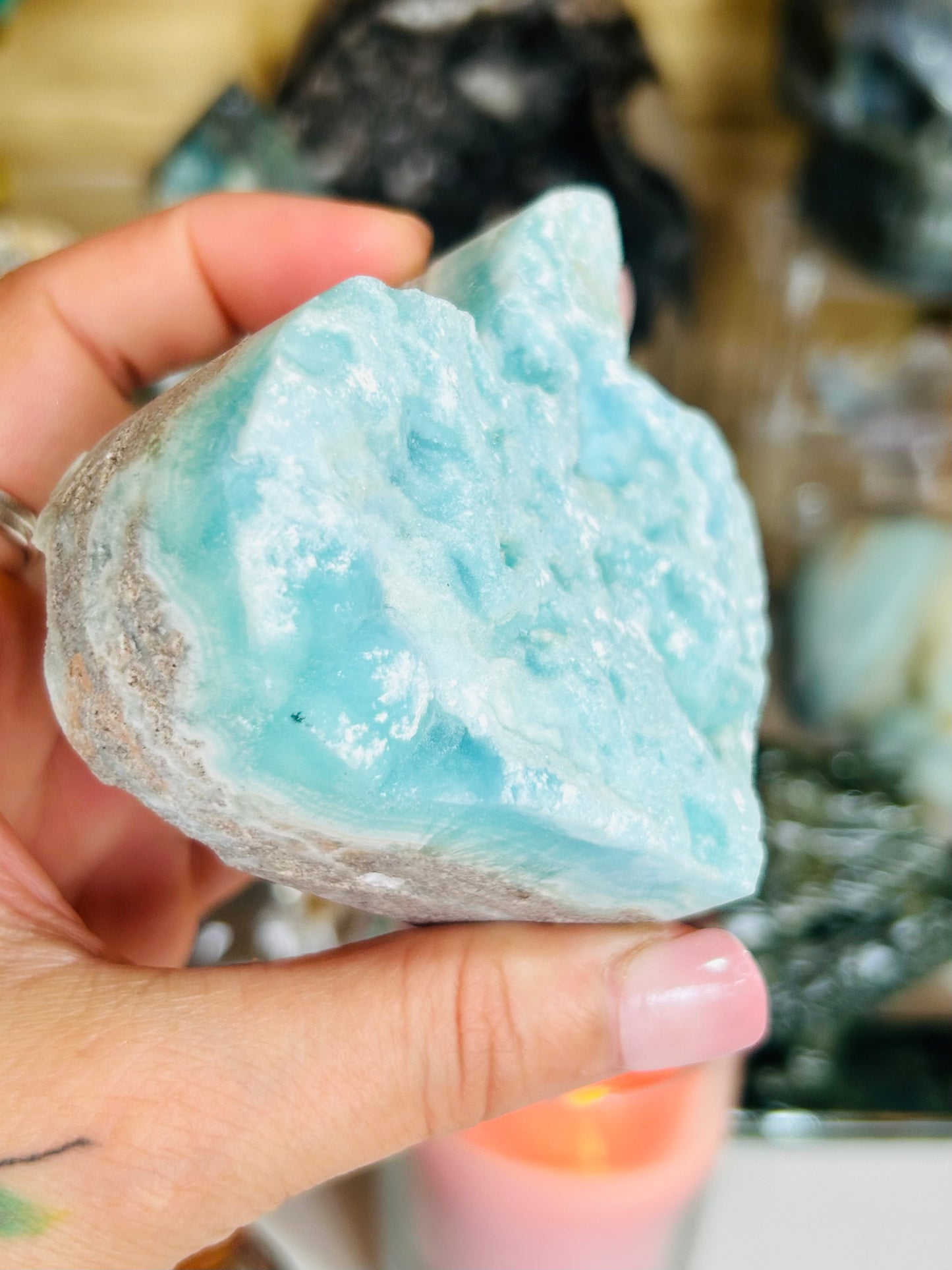 Hemimorphite heart