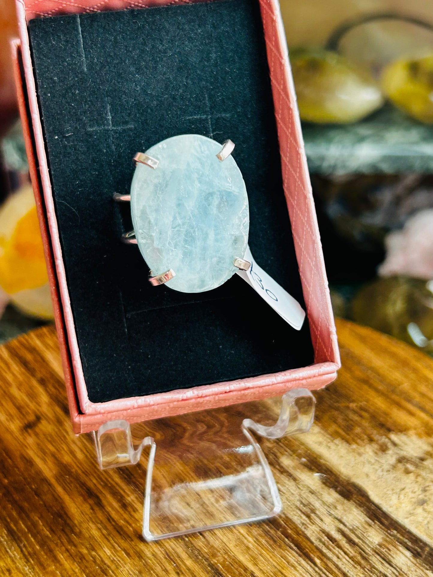 Aquamarine ring - not s925