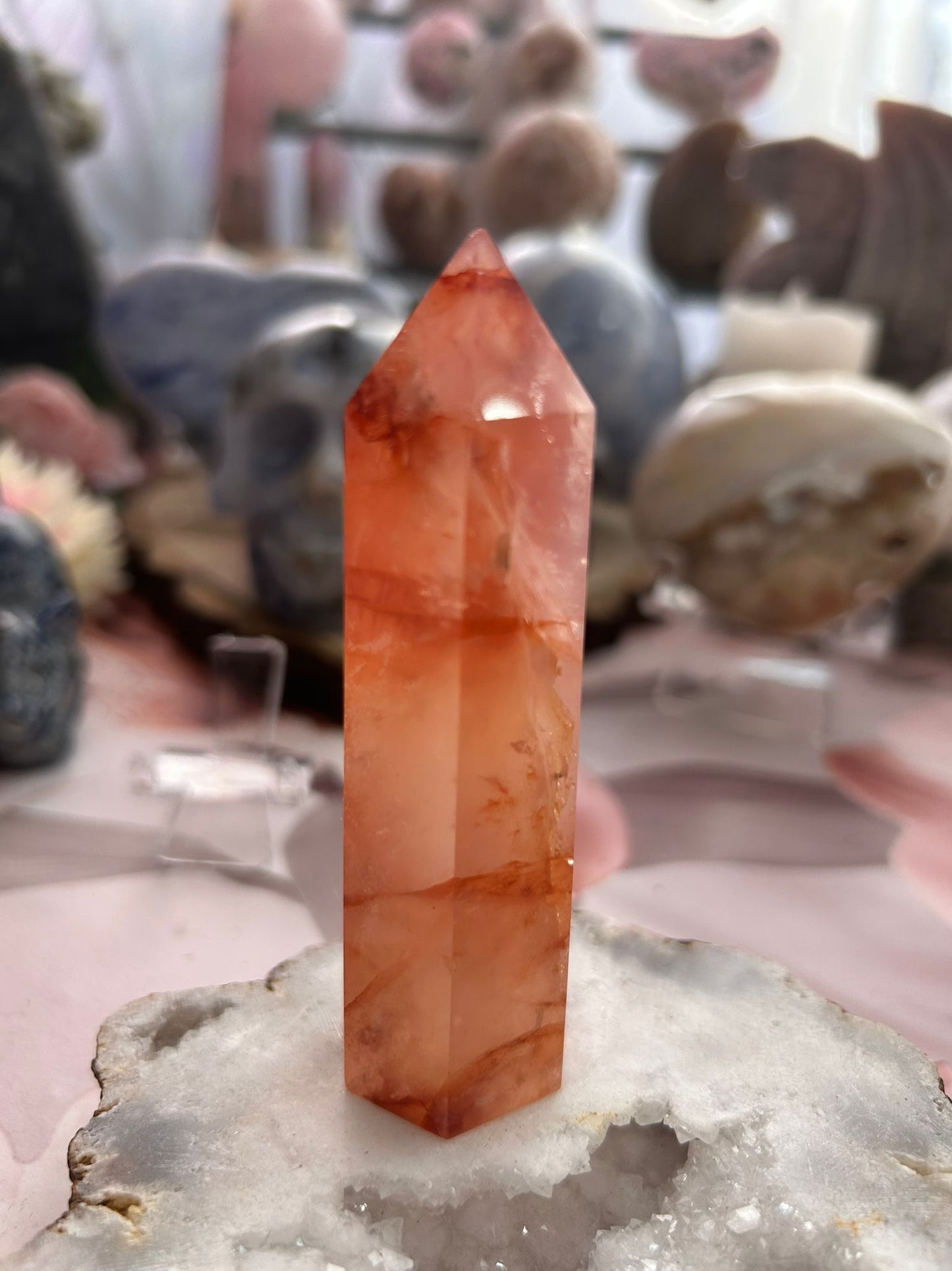 Fire quartz tower