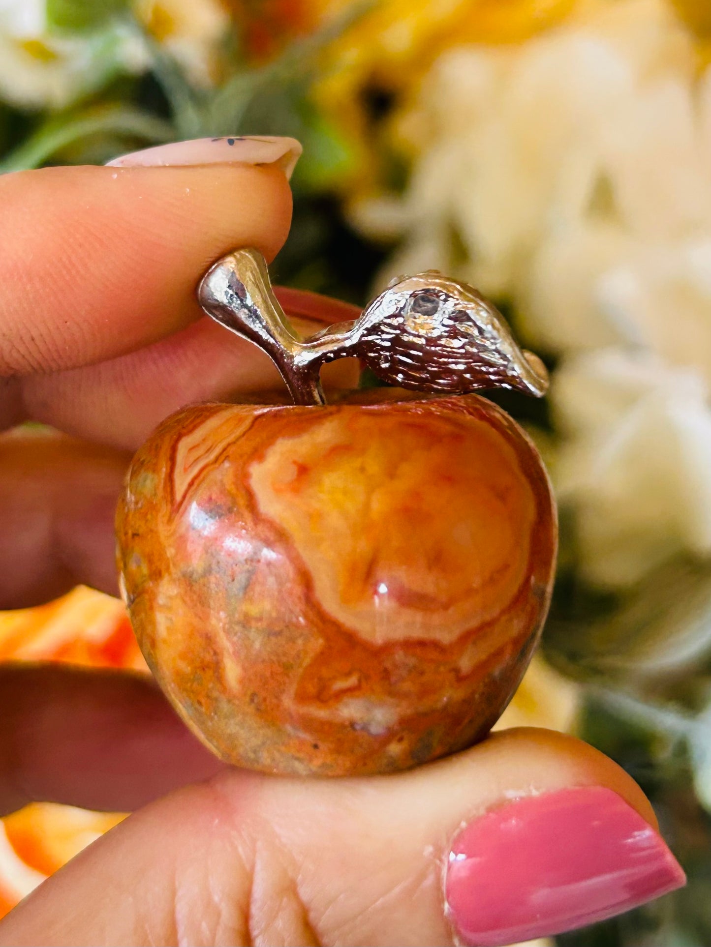Crazy lace agate apple
