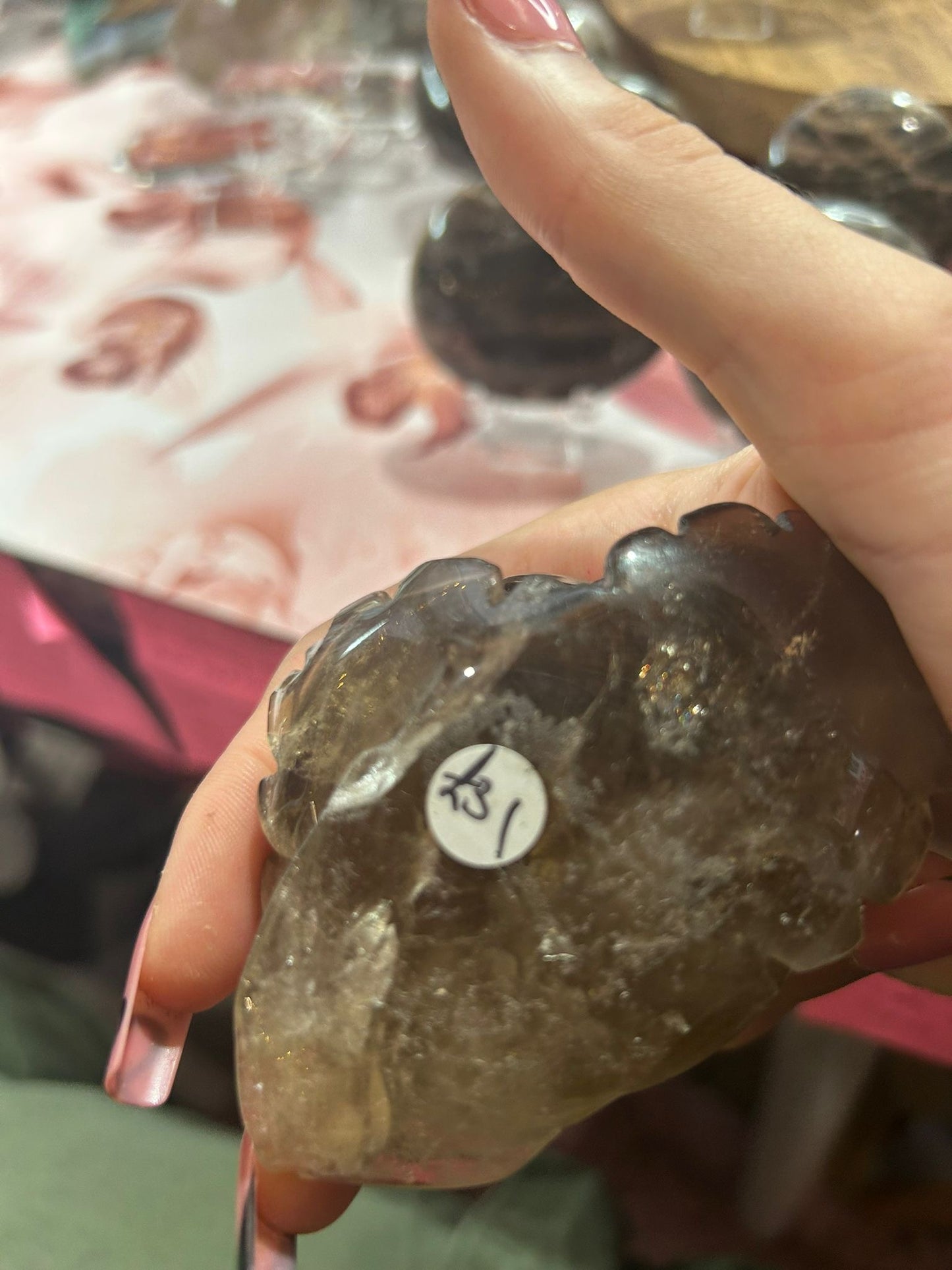 Smoky quartz flower