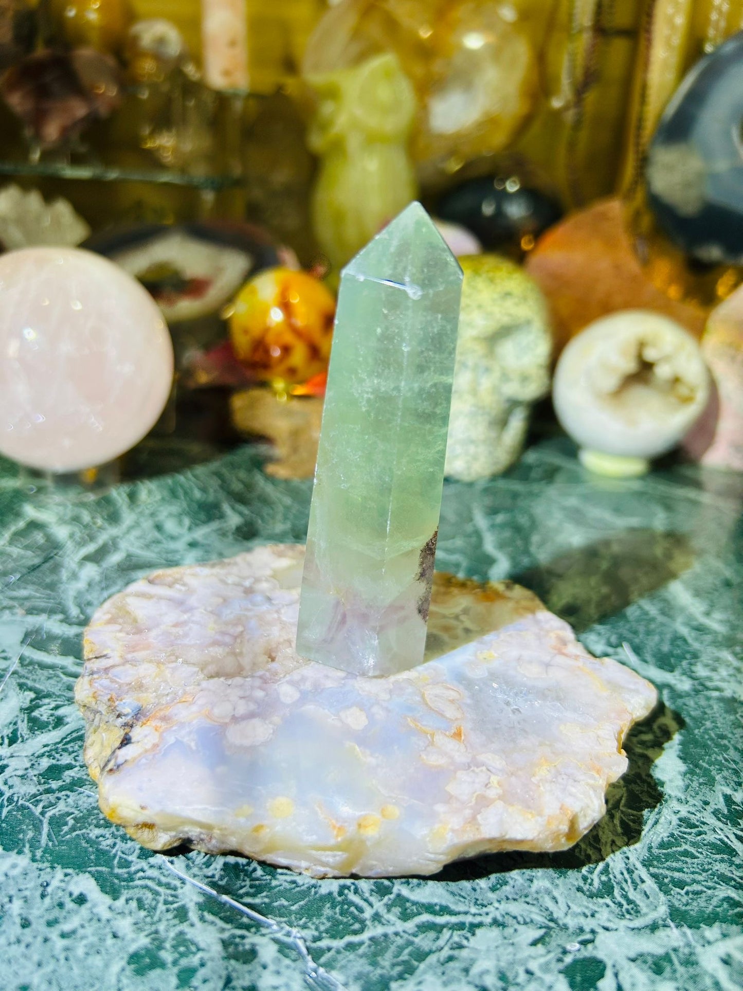 Fluorite tower