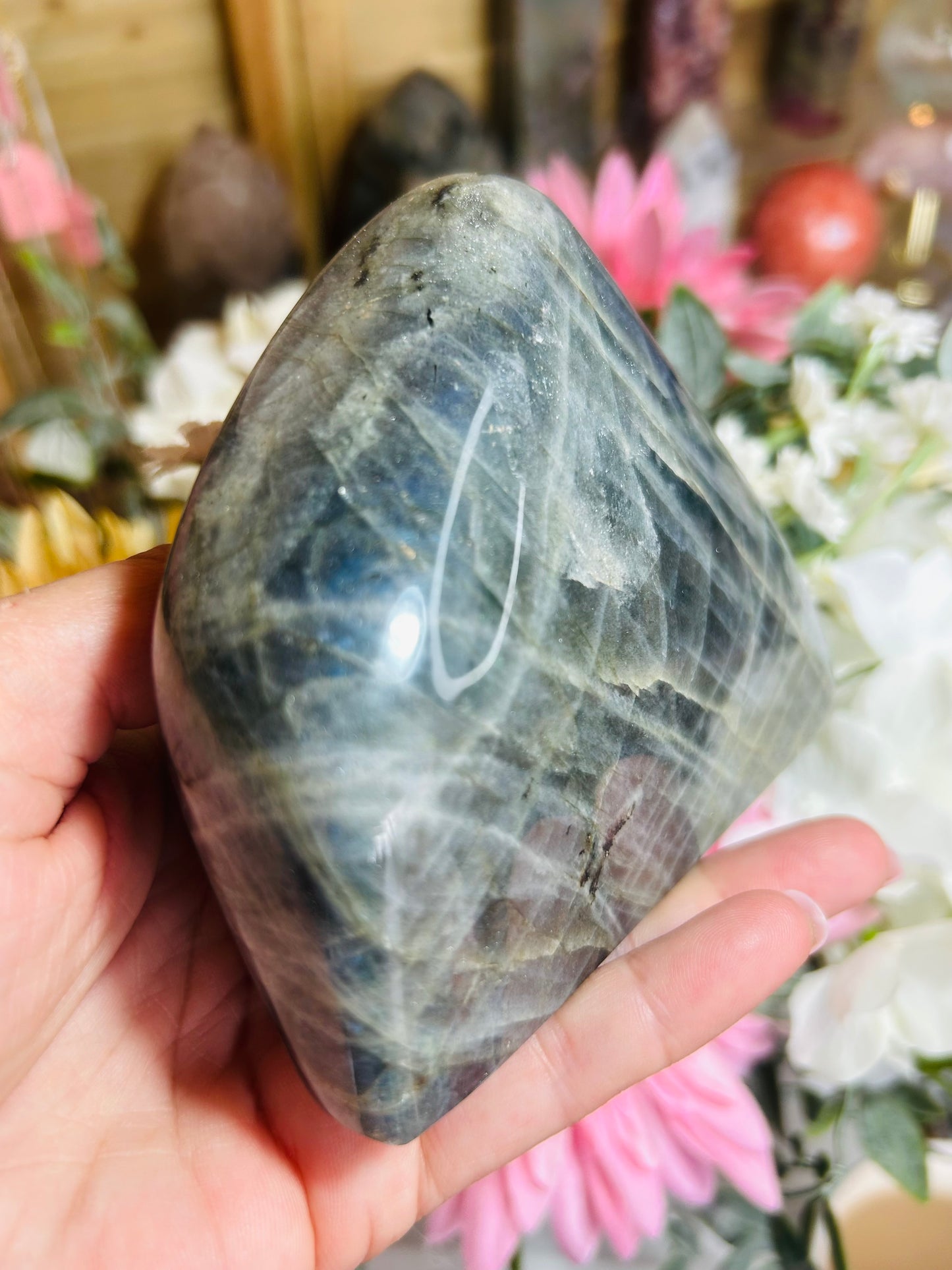 Blue/purple flash labradorite Freeform