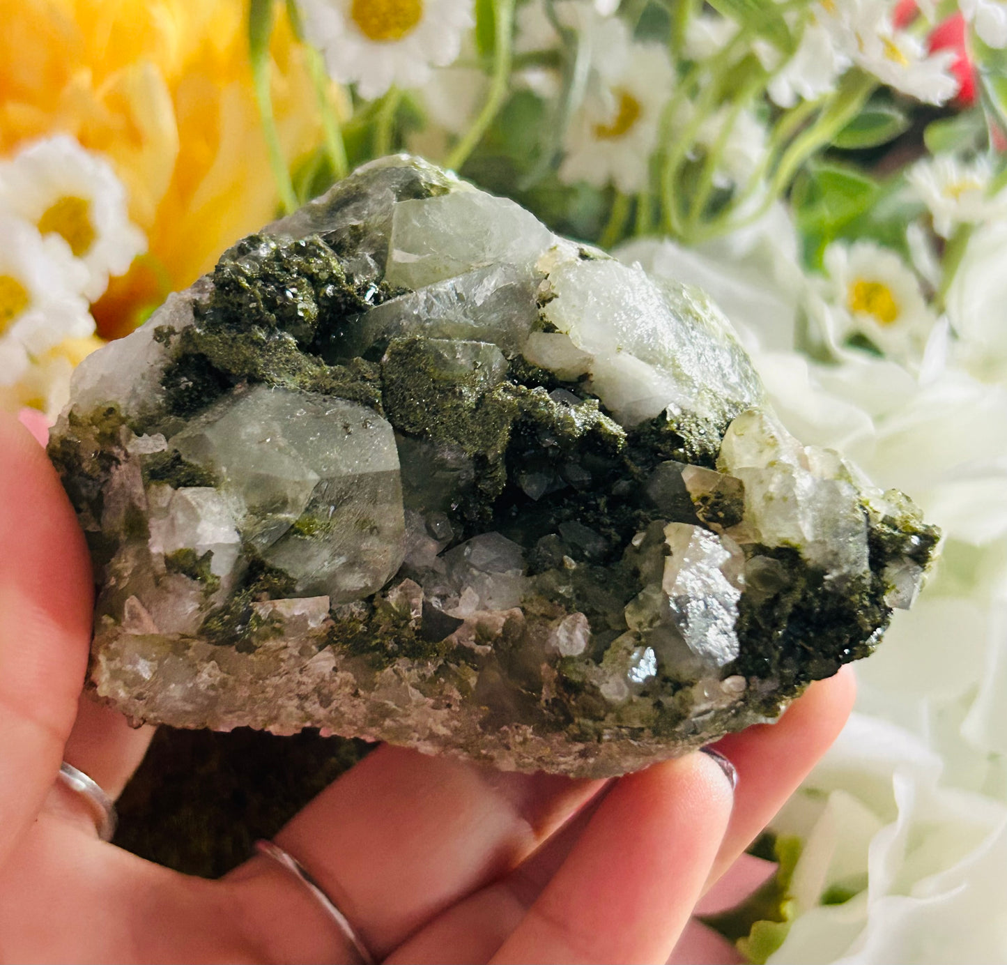 Epidote with quartz