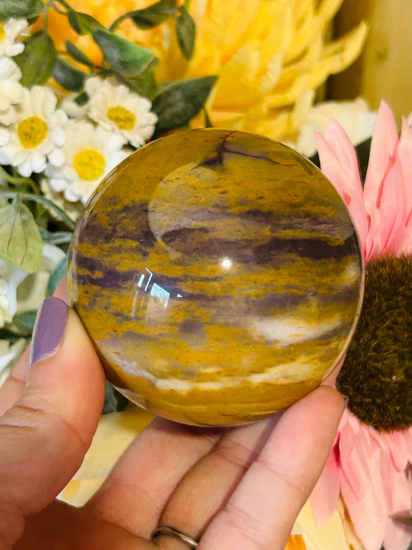 Mookaite sphere