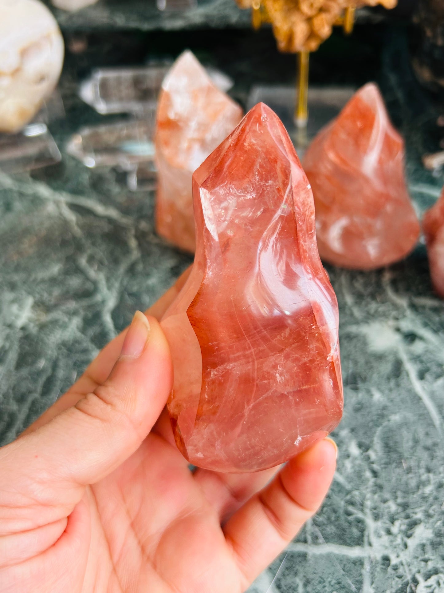 Fluorite flame