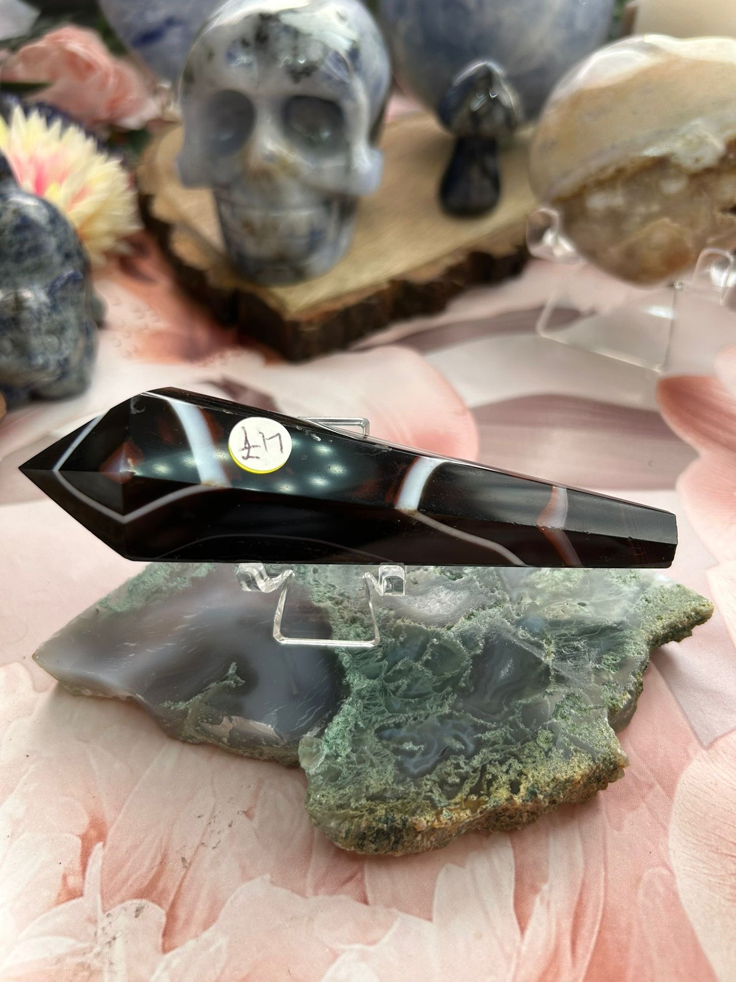 Black sardonyx wand