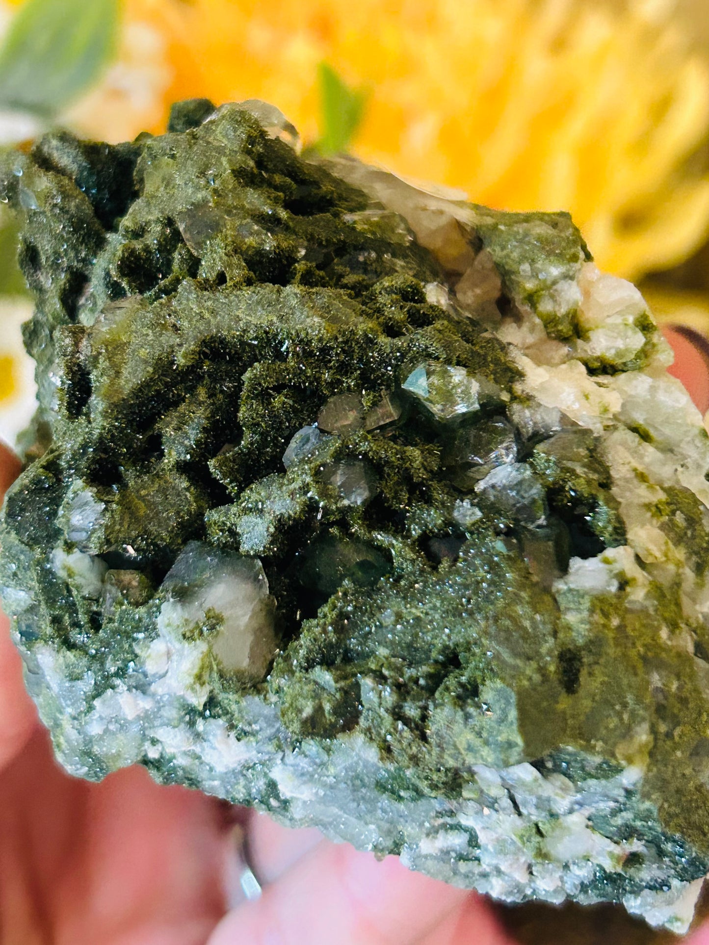 Epidote with quartz