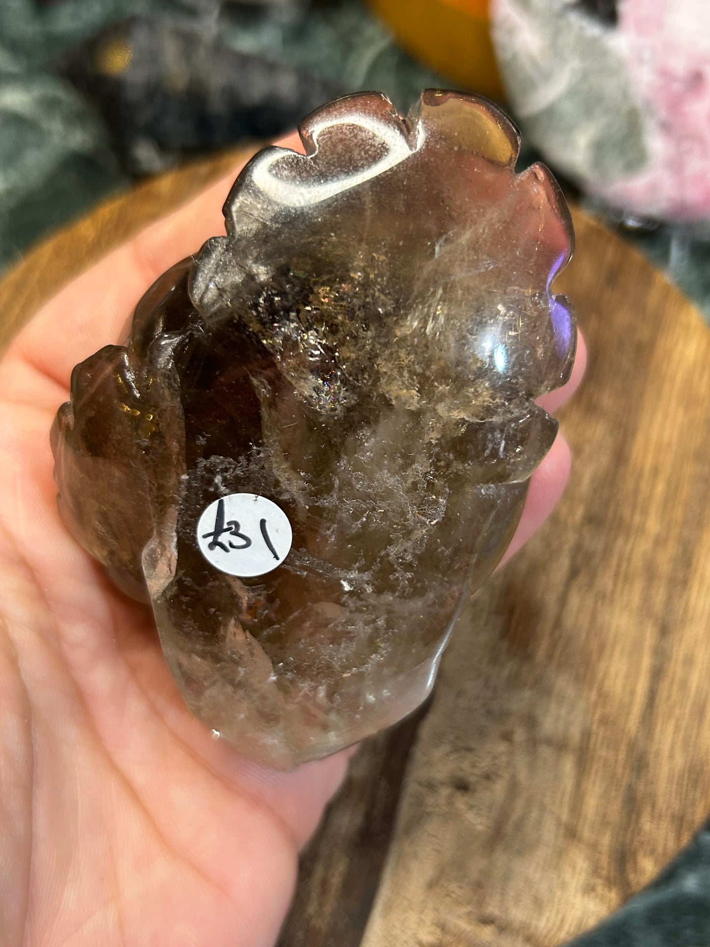 Smoky quartz flower