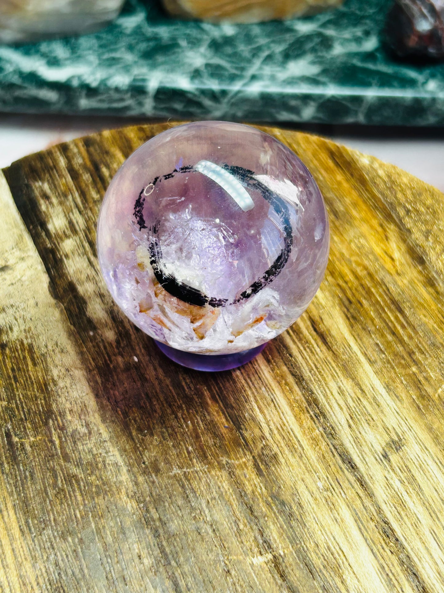 Phantom enhydro amethyst