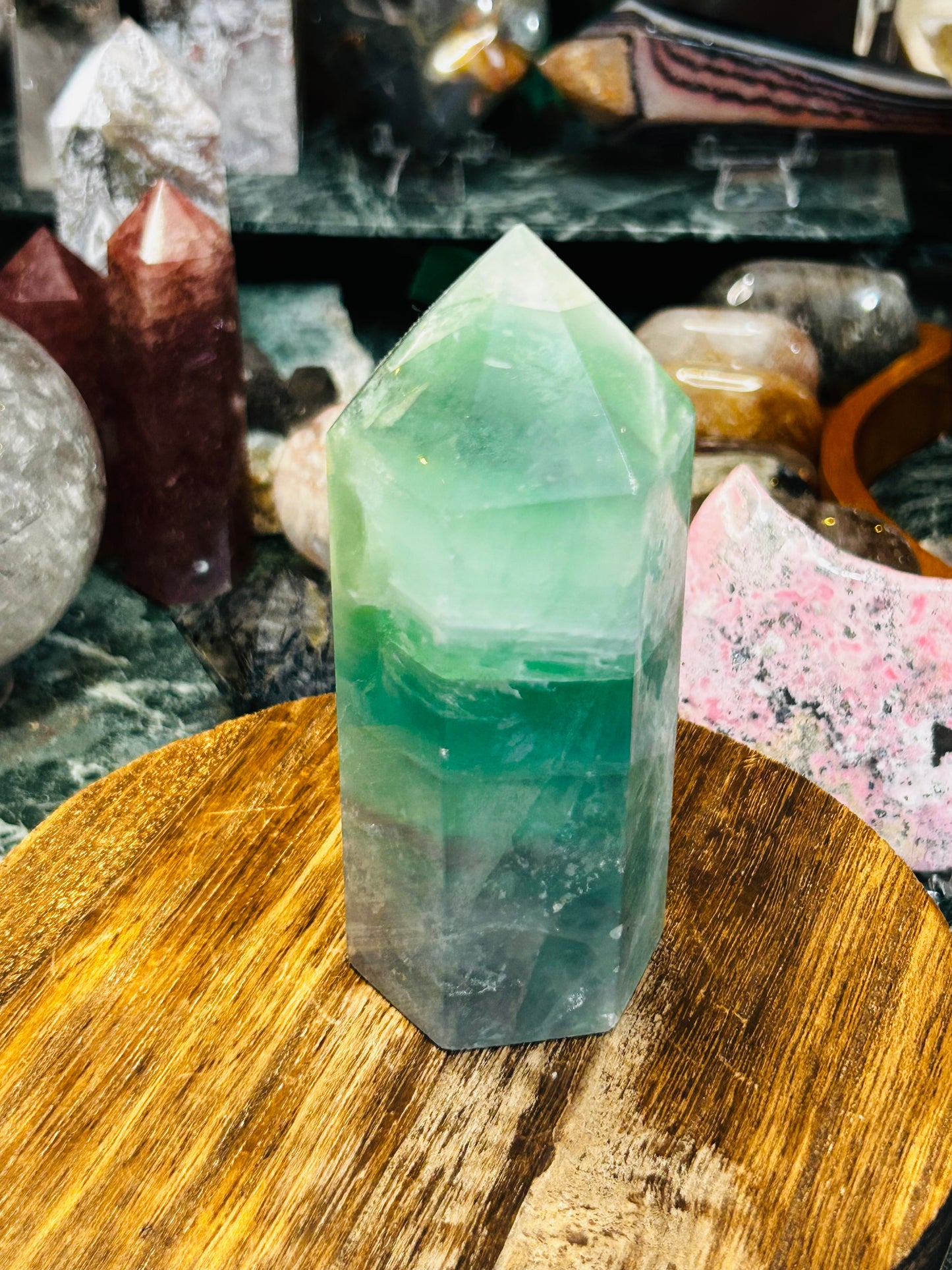 Fluorite tower