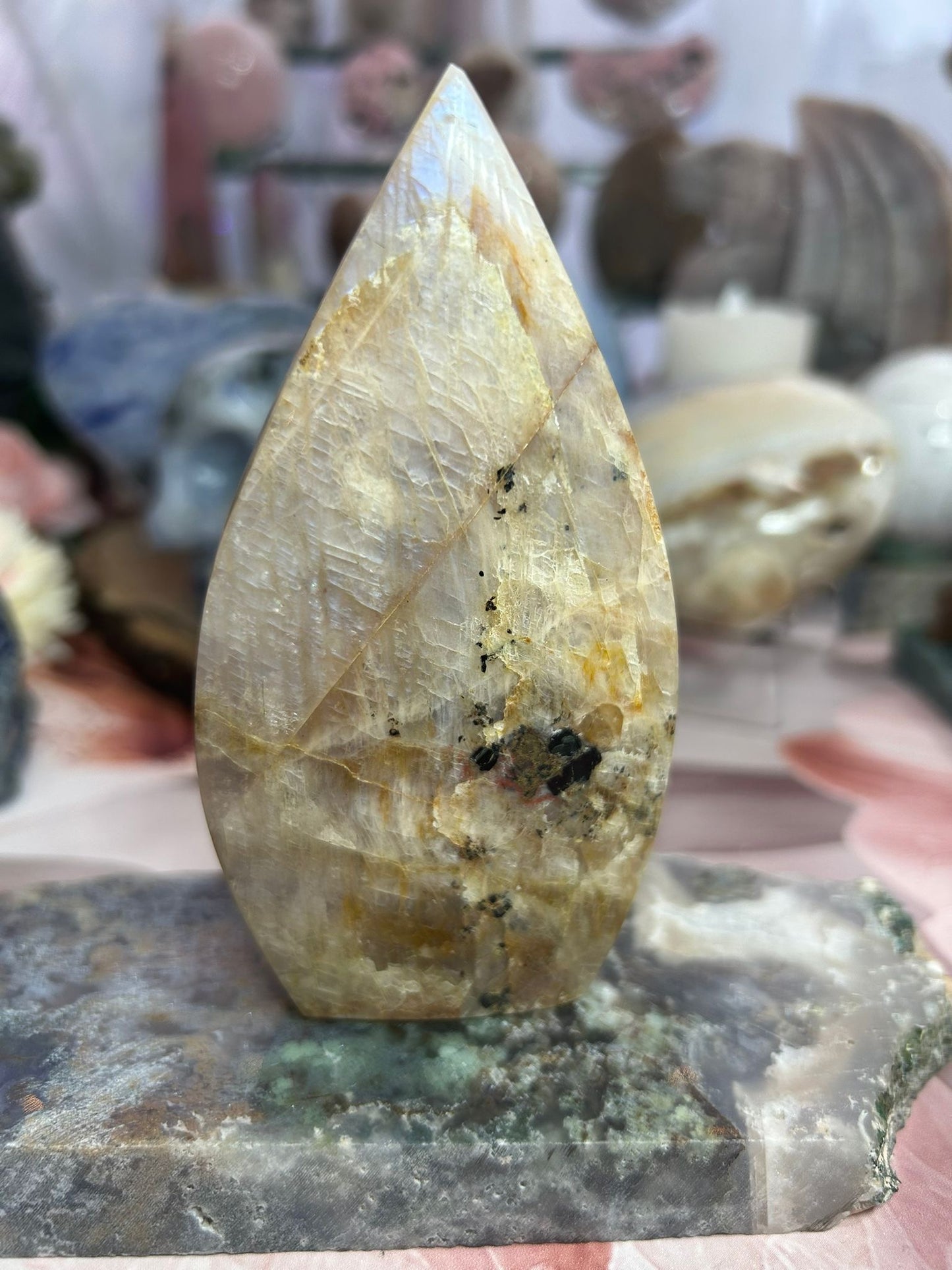 Moonstone teardrop