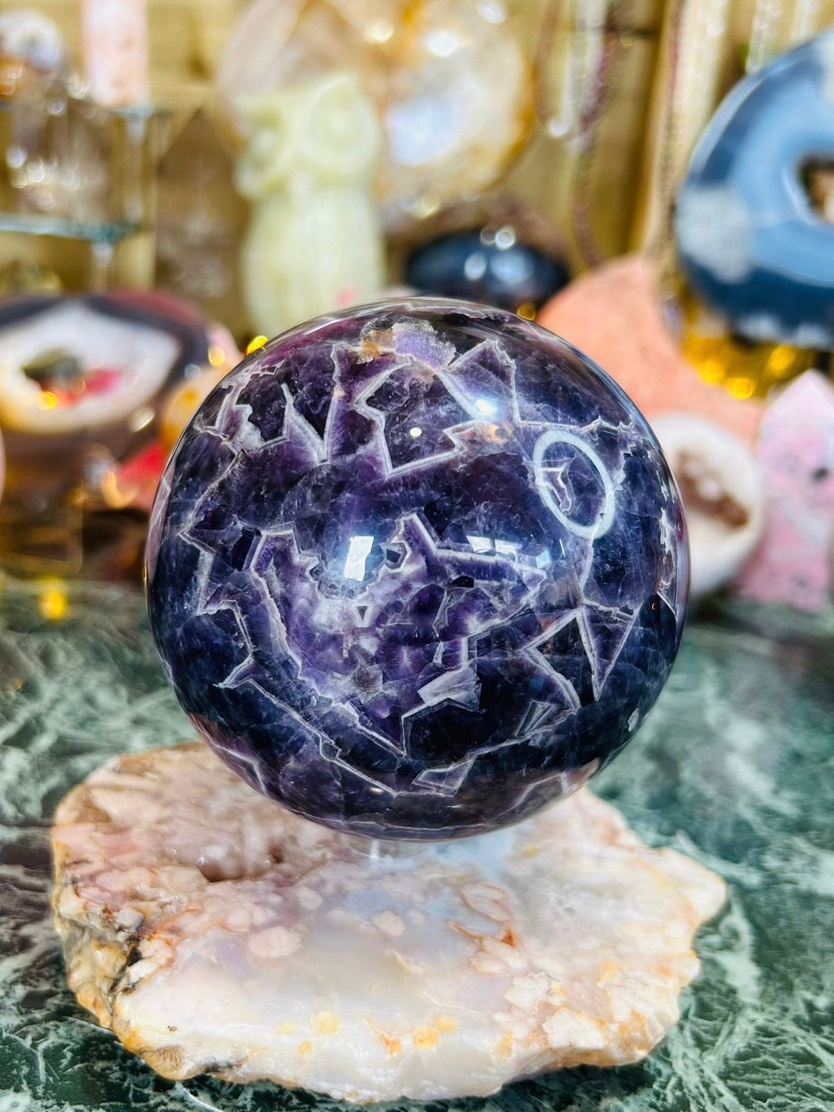 Dream amethyst sphere