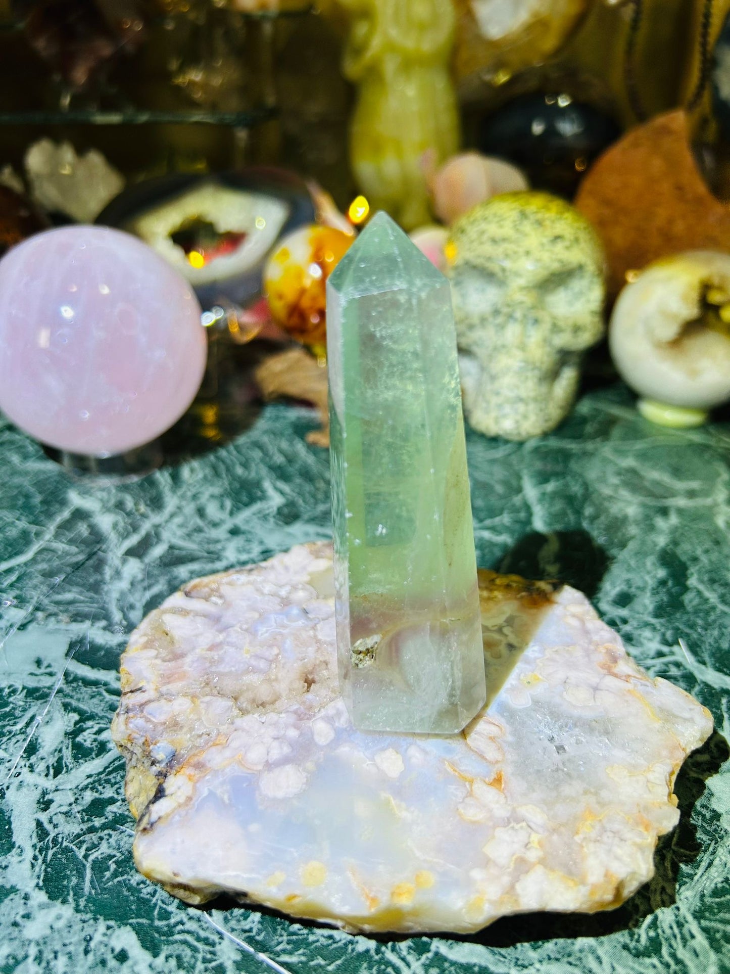 Fluorite tower