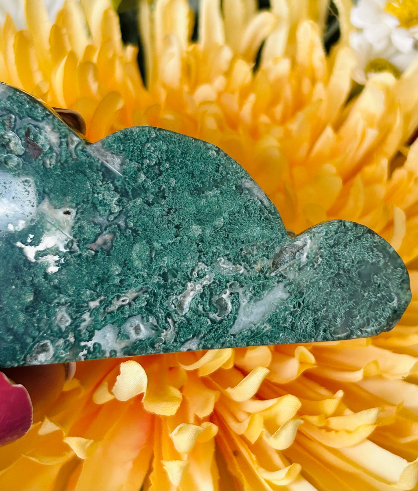 Dark moss agate cloud