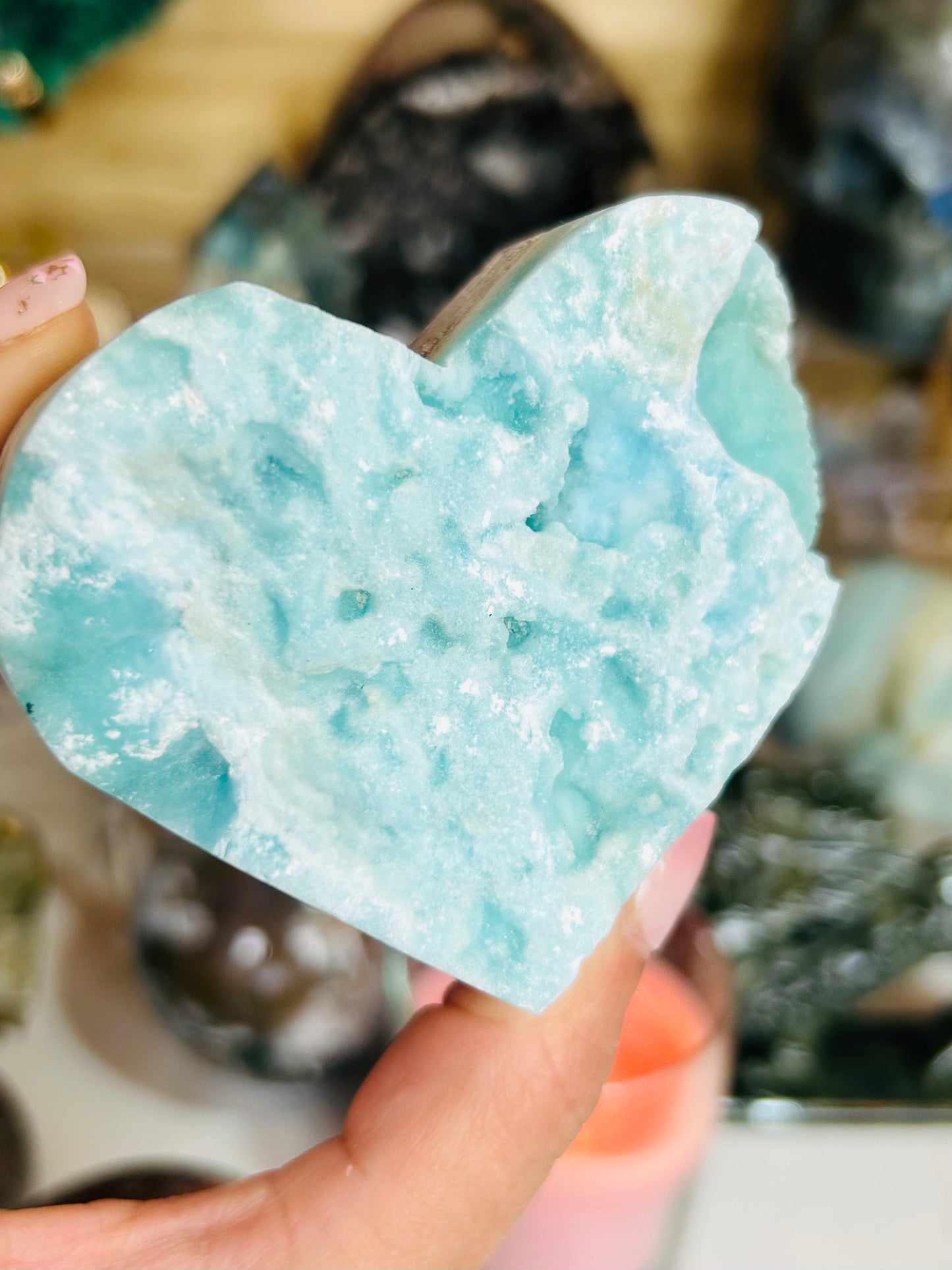 Hemimorphite heart