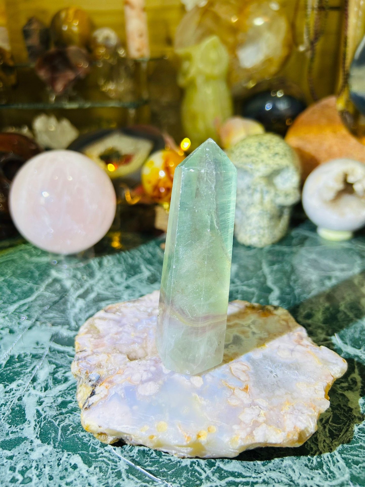 Fluorite tower