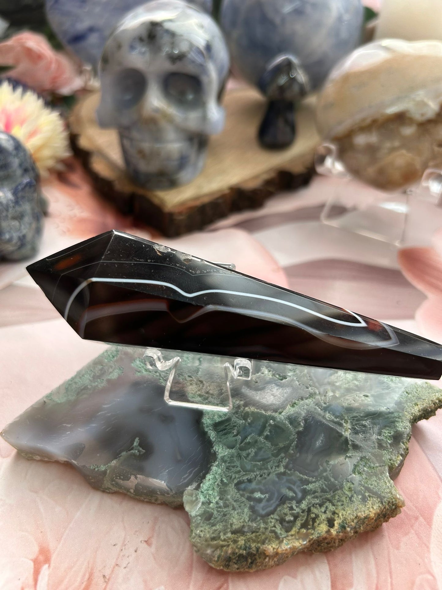 Black sardonyx wand