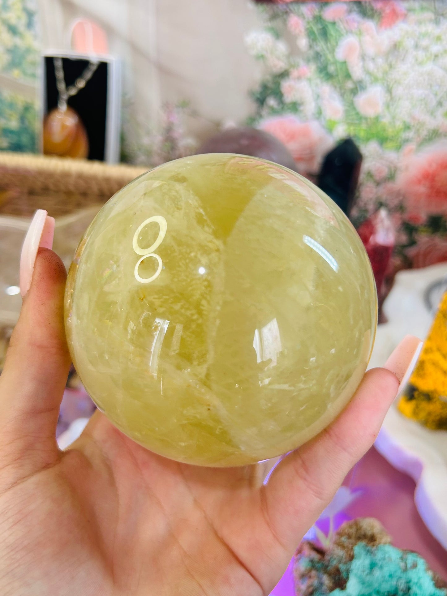 Citrine sphere