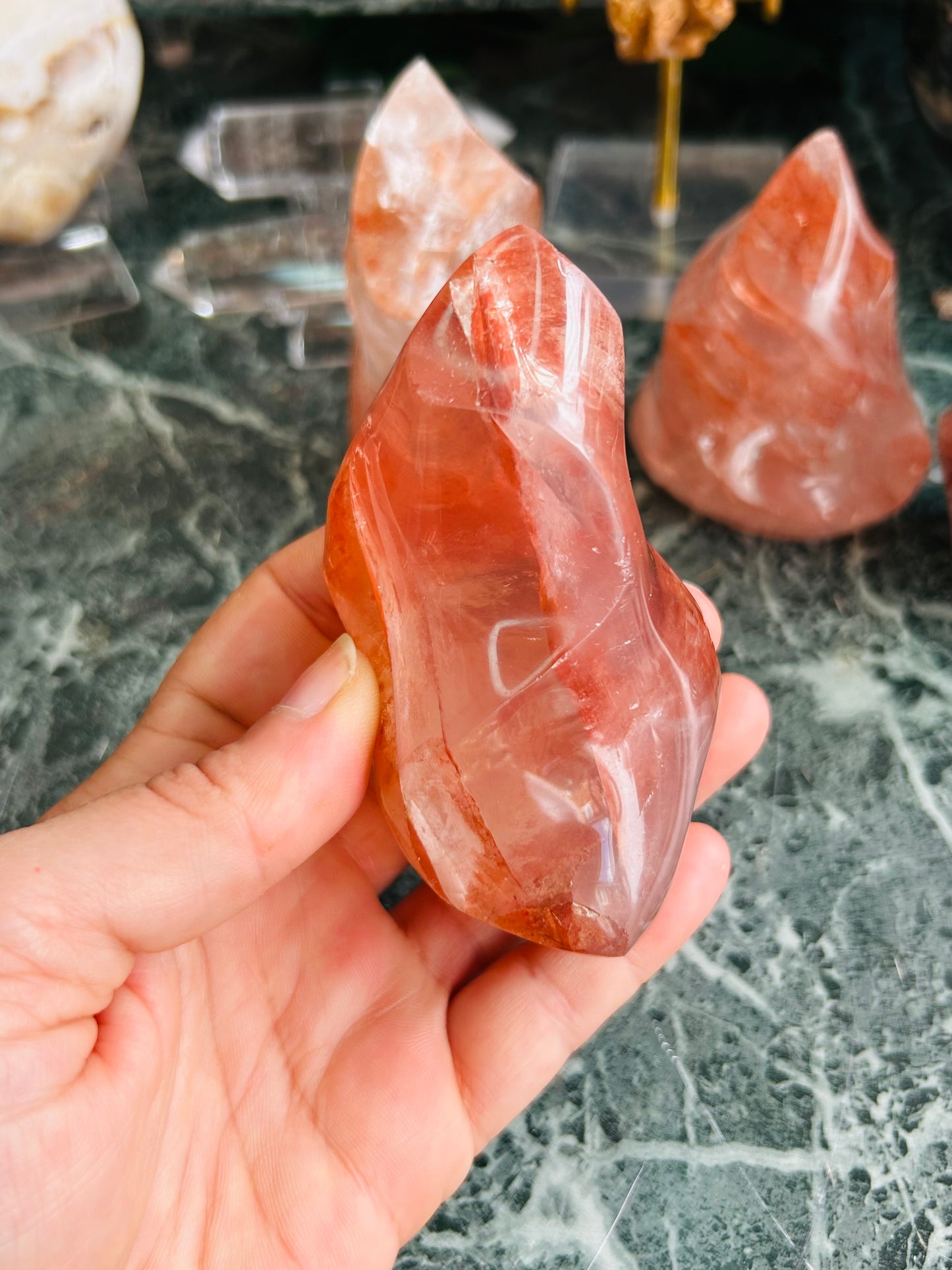 Fluorite flame