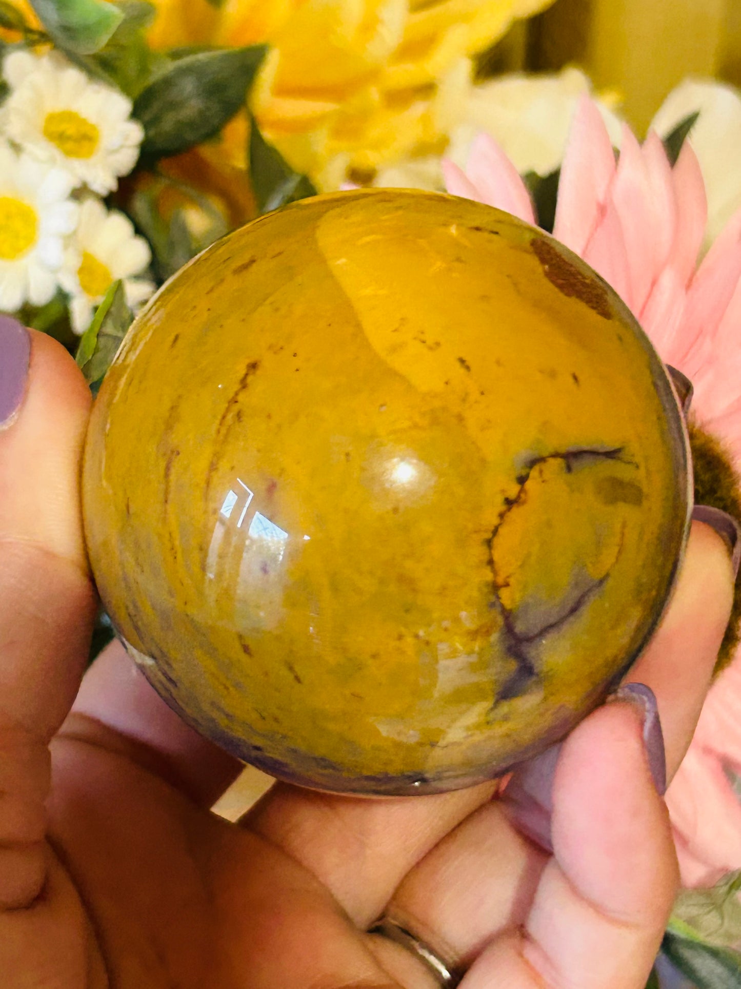 Mookaite sphere