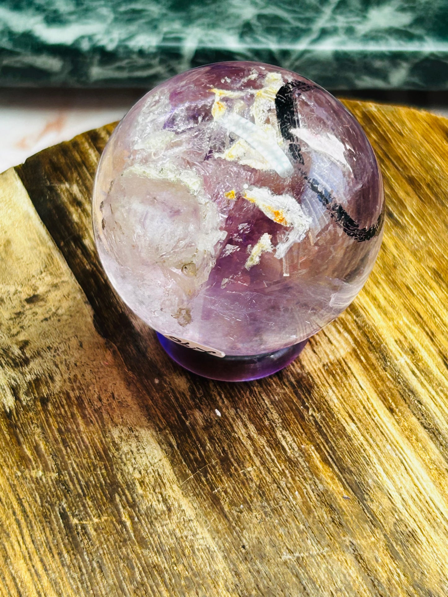 Phantom enhydro amethyst